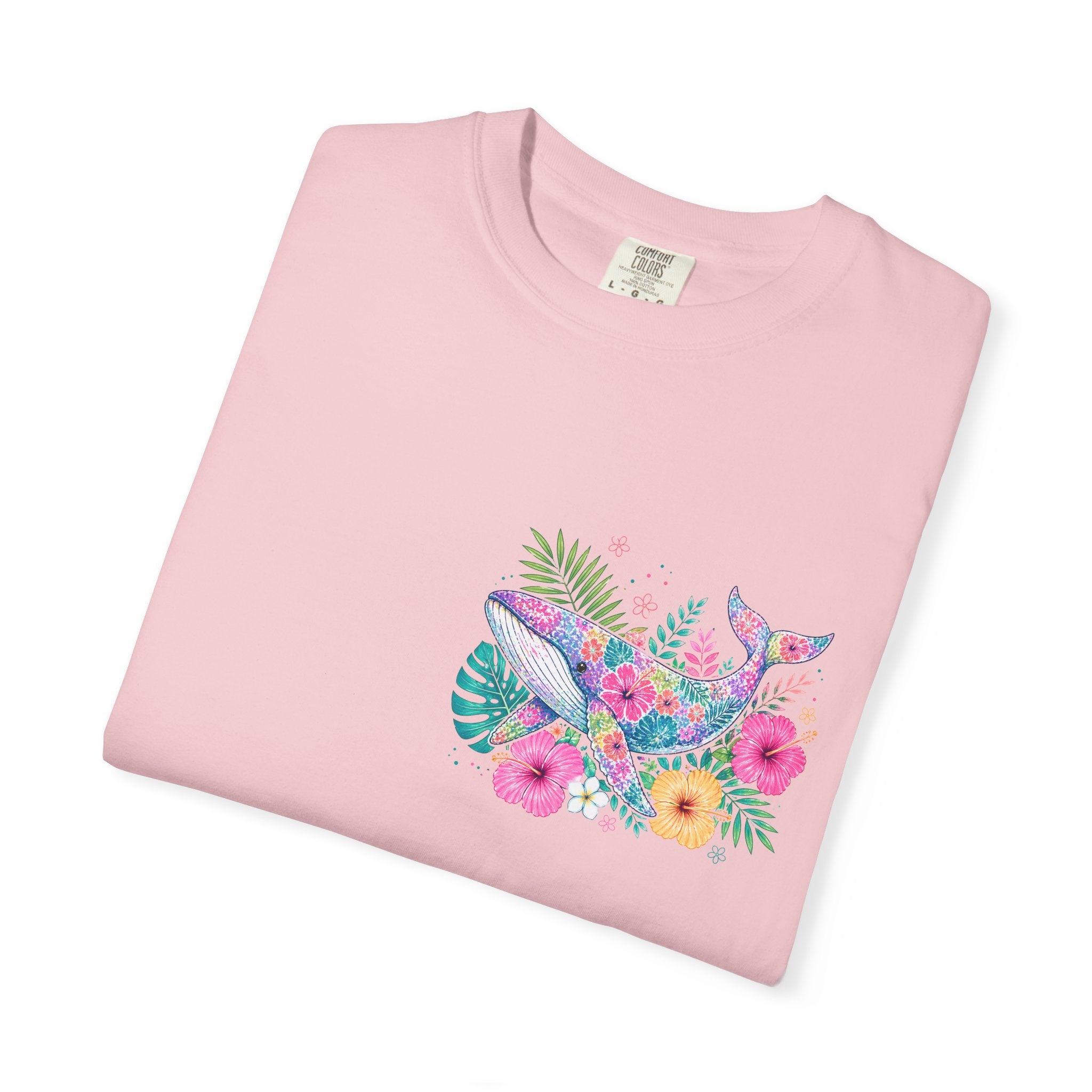 Miami Beach Club T‑Shirt — Retro Flamingo Tropical Floral Graphic Tee