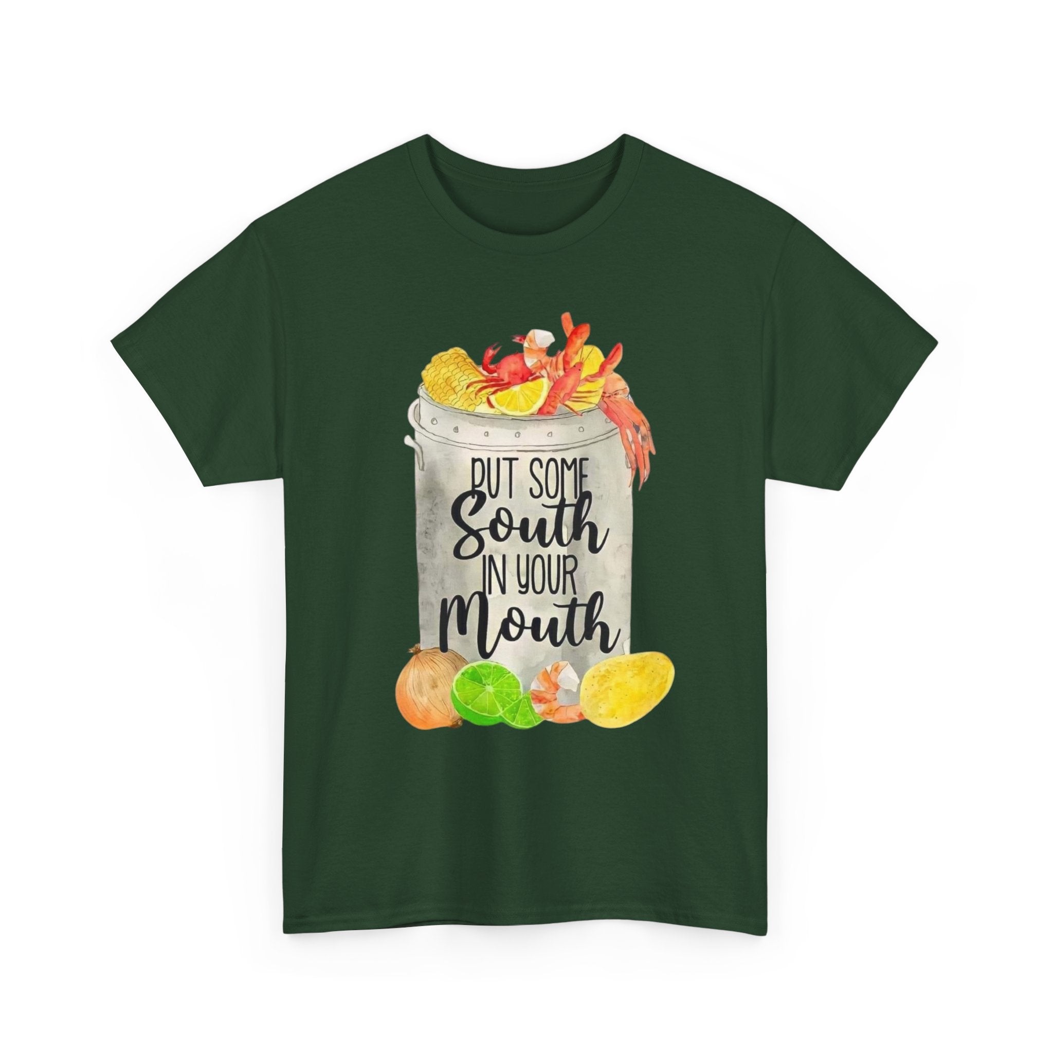 T‑Shirt — "Put Some South In Your Mouth" Seafood Boil Graphic Tee