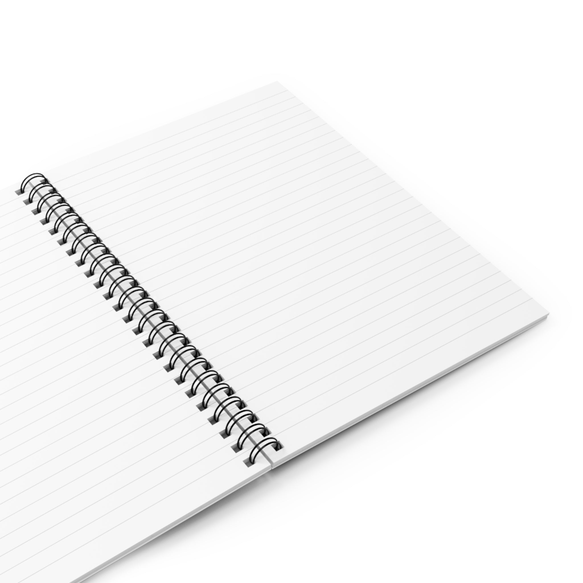 Green Tattooed Girl Spiral Notebook — Anime-Style Ruled Journal