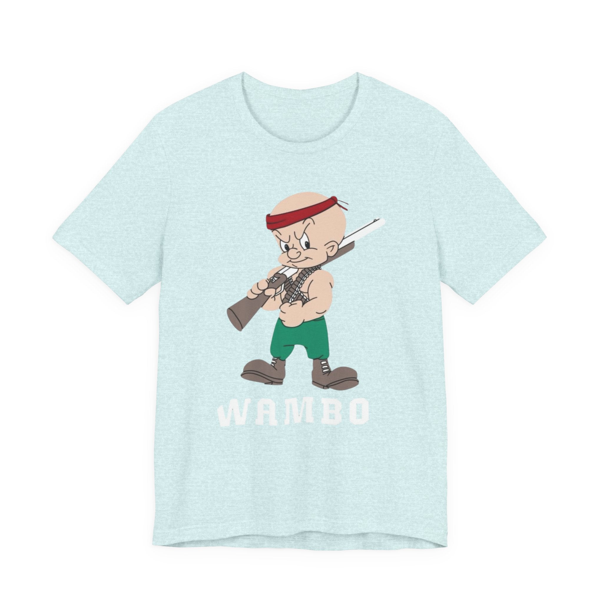Wambo Funny Action Parody Tee | Cartoon Streetwear Graphic Shirt