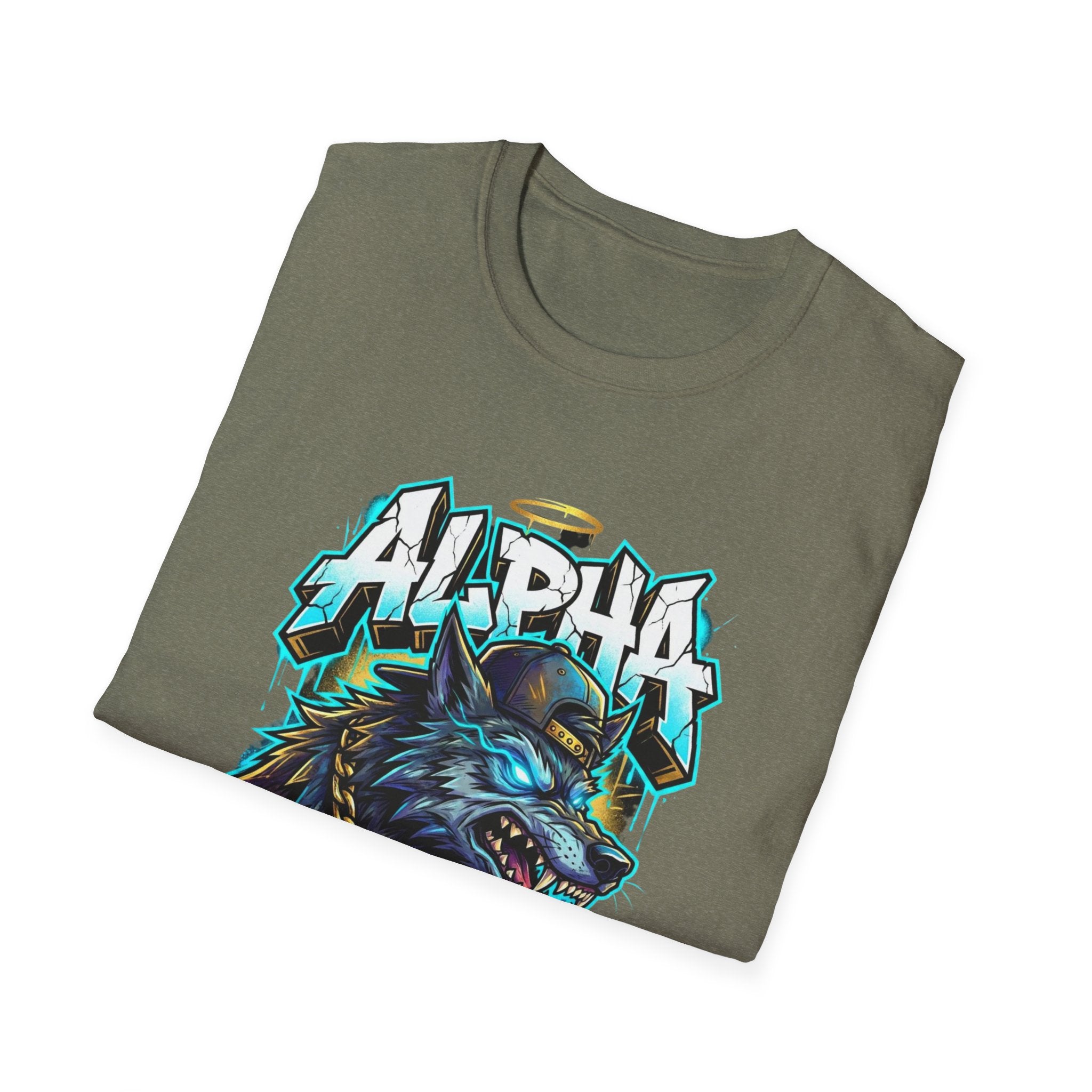 Alpha On The Streets Wolf Graphic T-Shirt — Urban Streetwear Tee