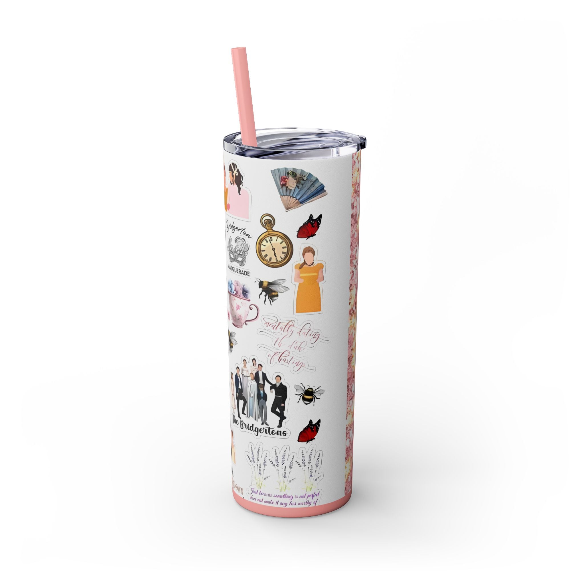 Bridgerton 20oz Skinny Tumbler with Straw