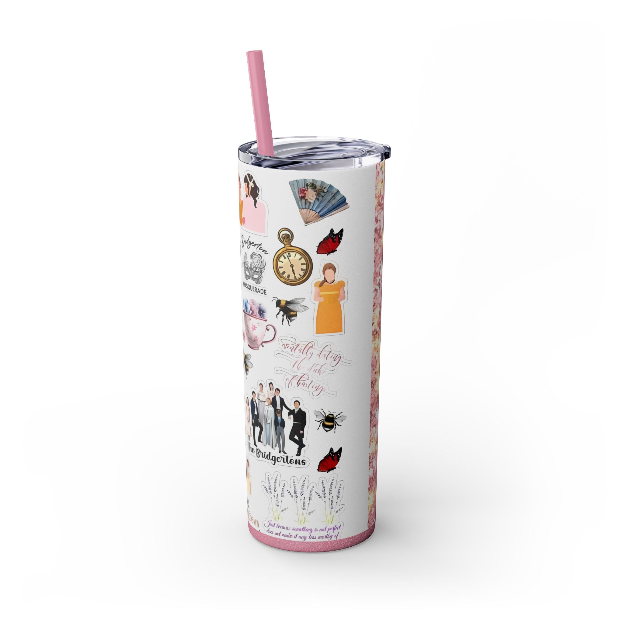 Bridgerton 20oz Skinny Tumbler with Straw