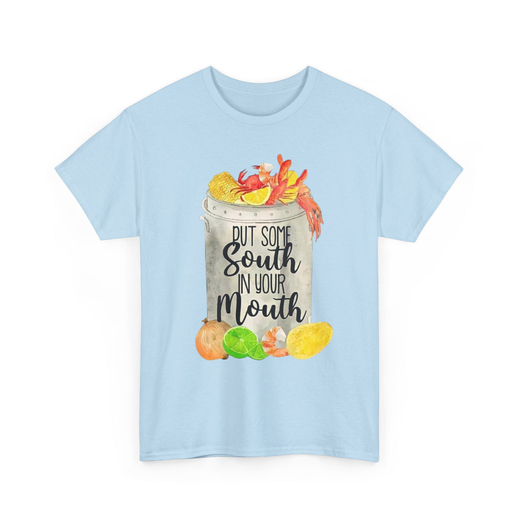 T‑Shirt — "Put Some South In Your Mouth" Seafood Boil Graphic Tee