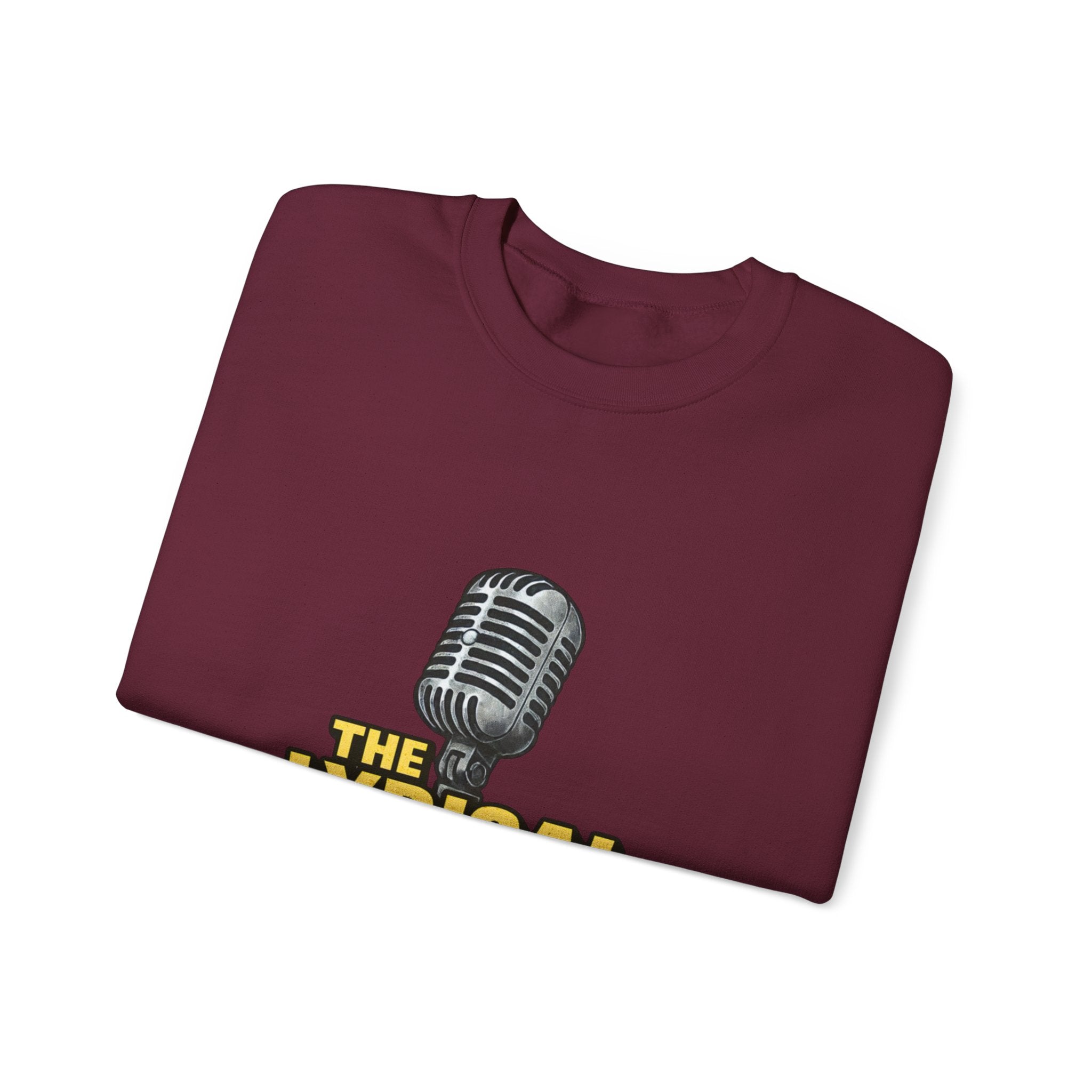 Lyrical Lounge Crewneck Sweatshirt — Cozy Music-Inspired Pullover