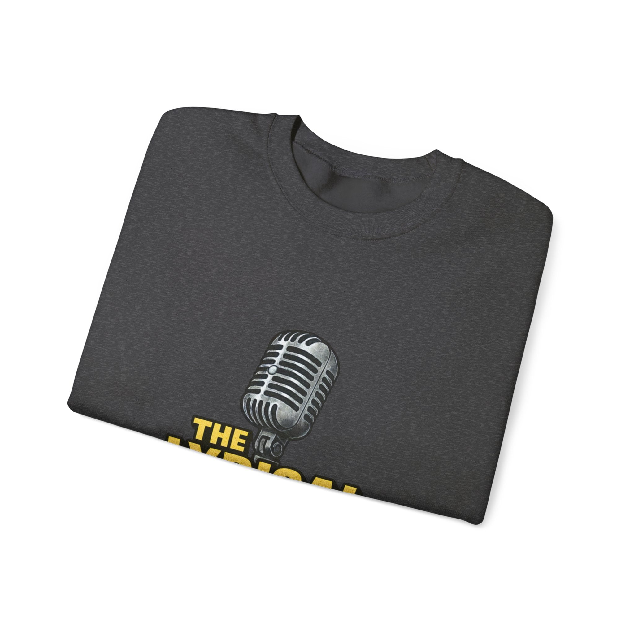 Lyrical Lounge Crewneck Sweatshirt — Cozy Music-Inspired Pullover