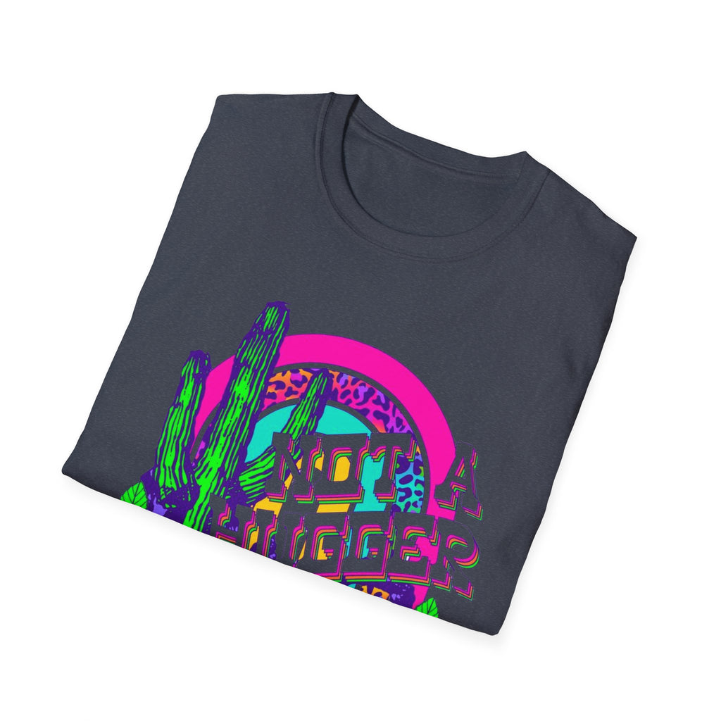 Not A Hugger Cactus T-Shirt — Retro Floral Desert Graphic Tee