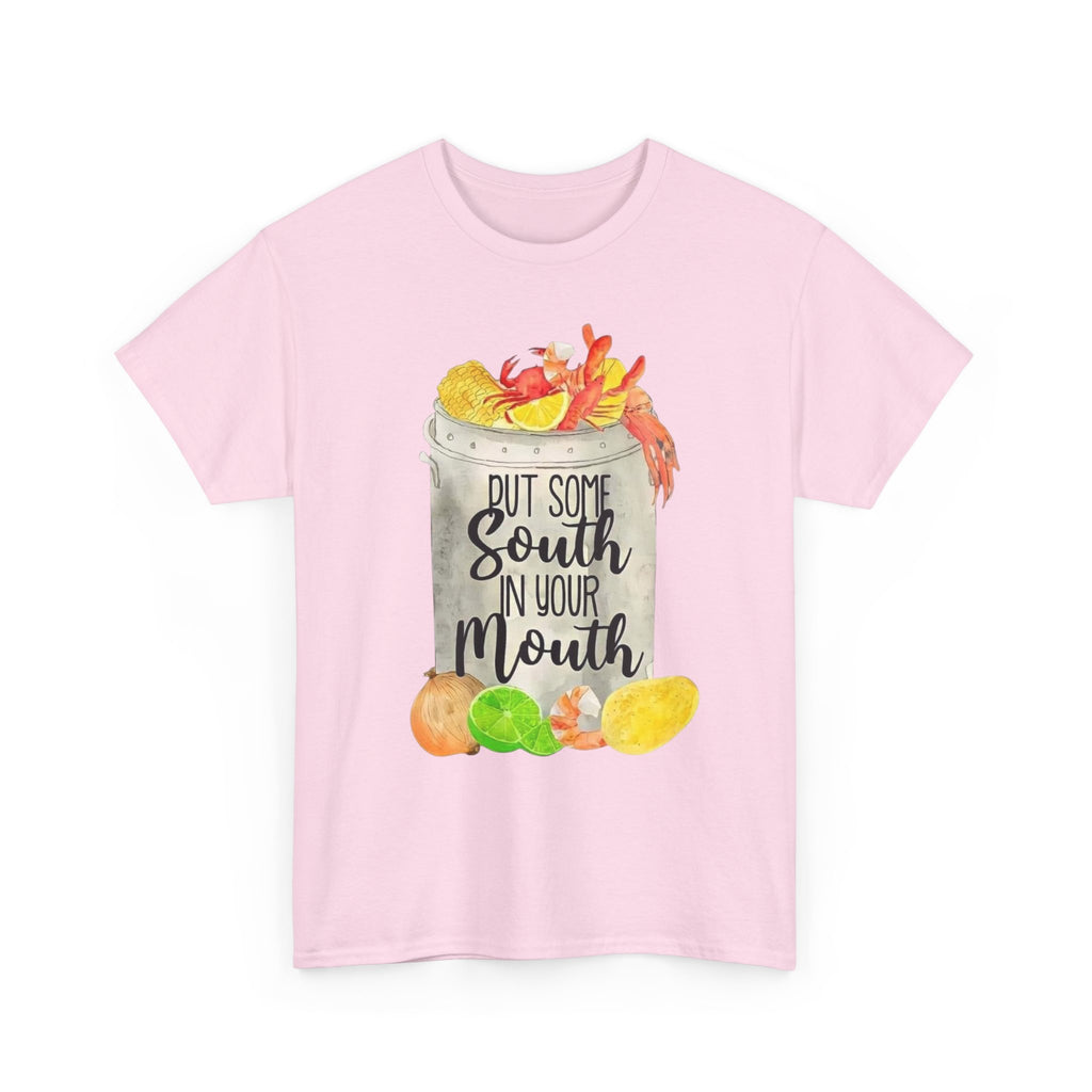T‑Shirt — "Put Some South In Your Mouth" Seafood Boil Graphic Tee
