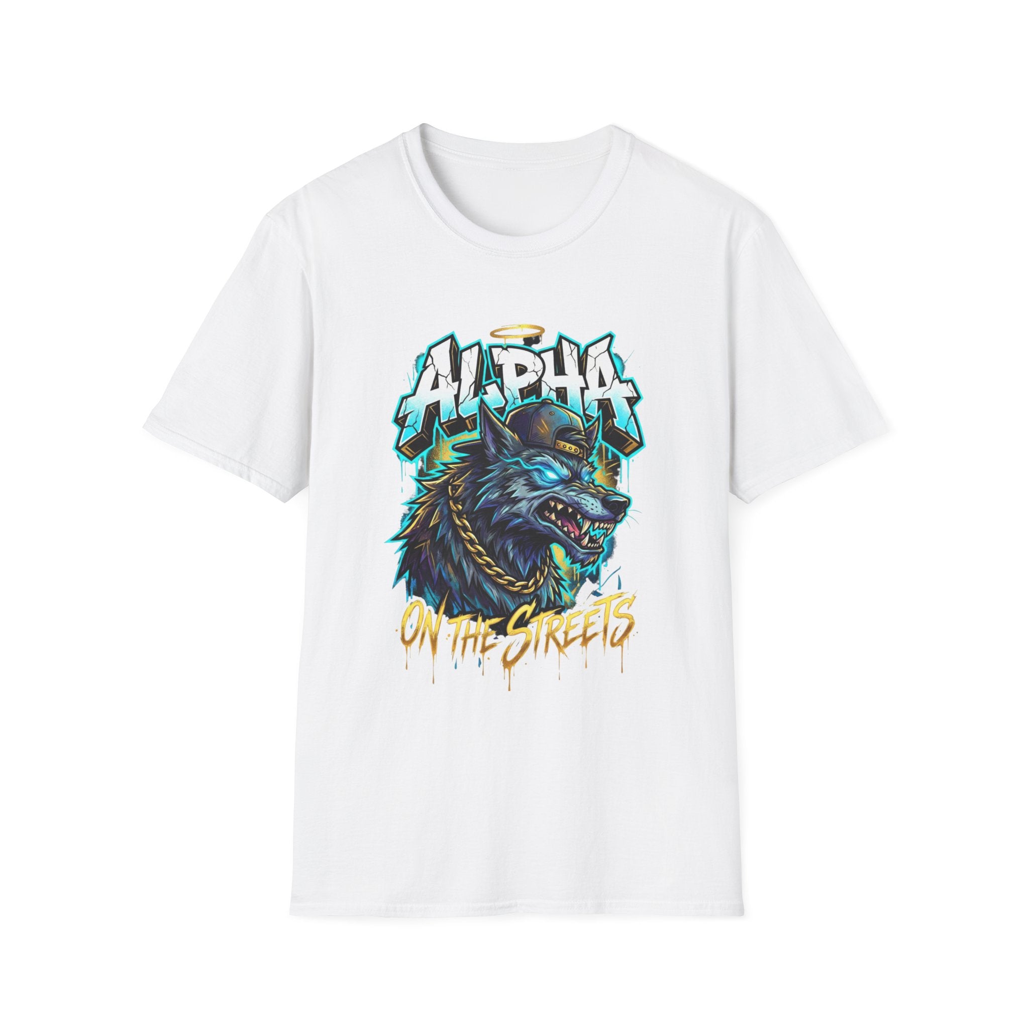 Alpha On The Streets Wolf Graphic T-Shirt — Urban Streetwear Tee