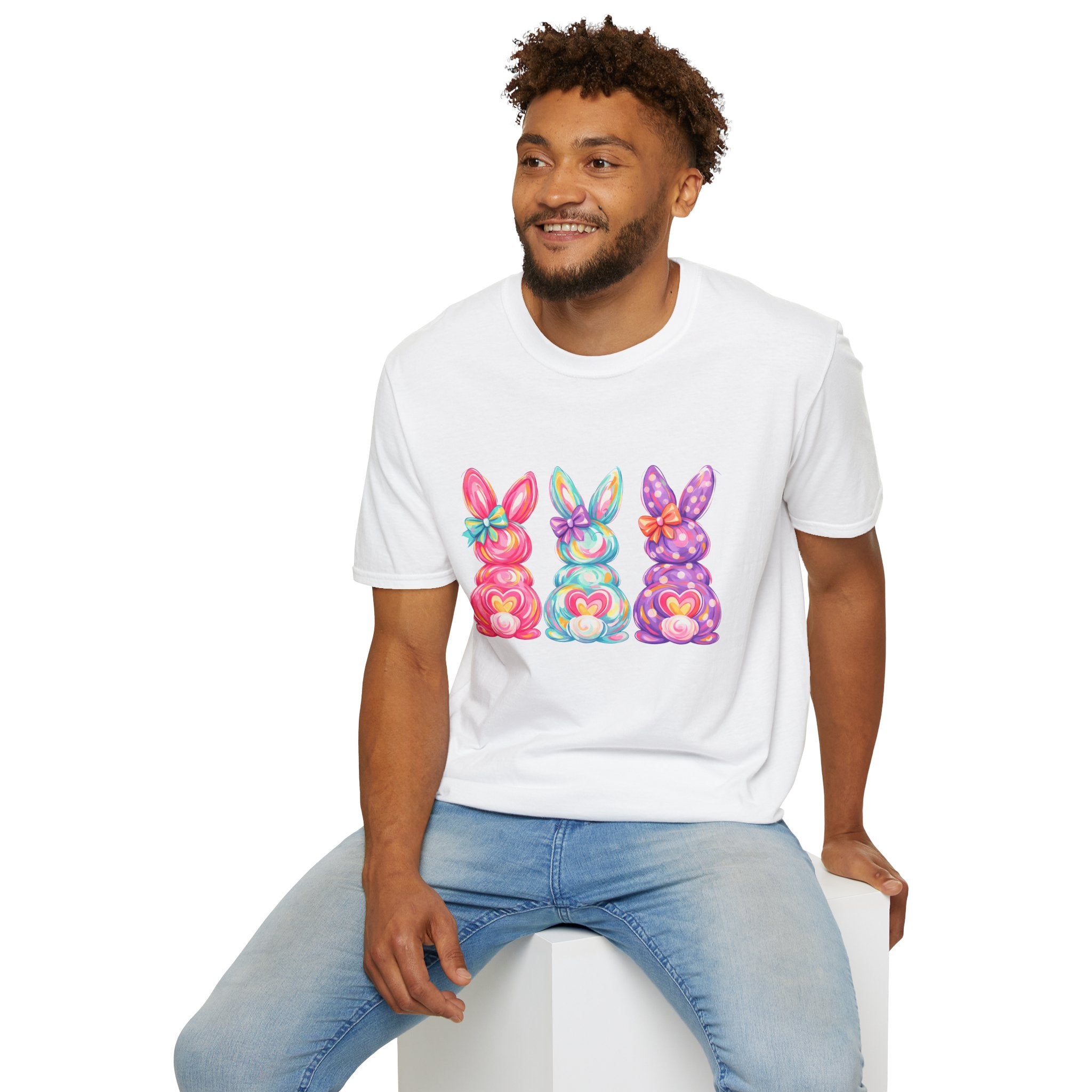 Easter Rainbow Bunny Trio T-Shirt
