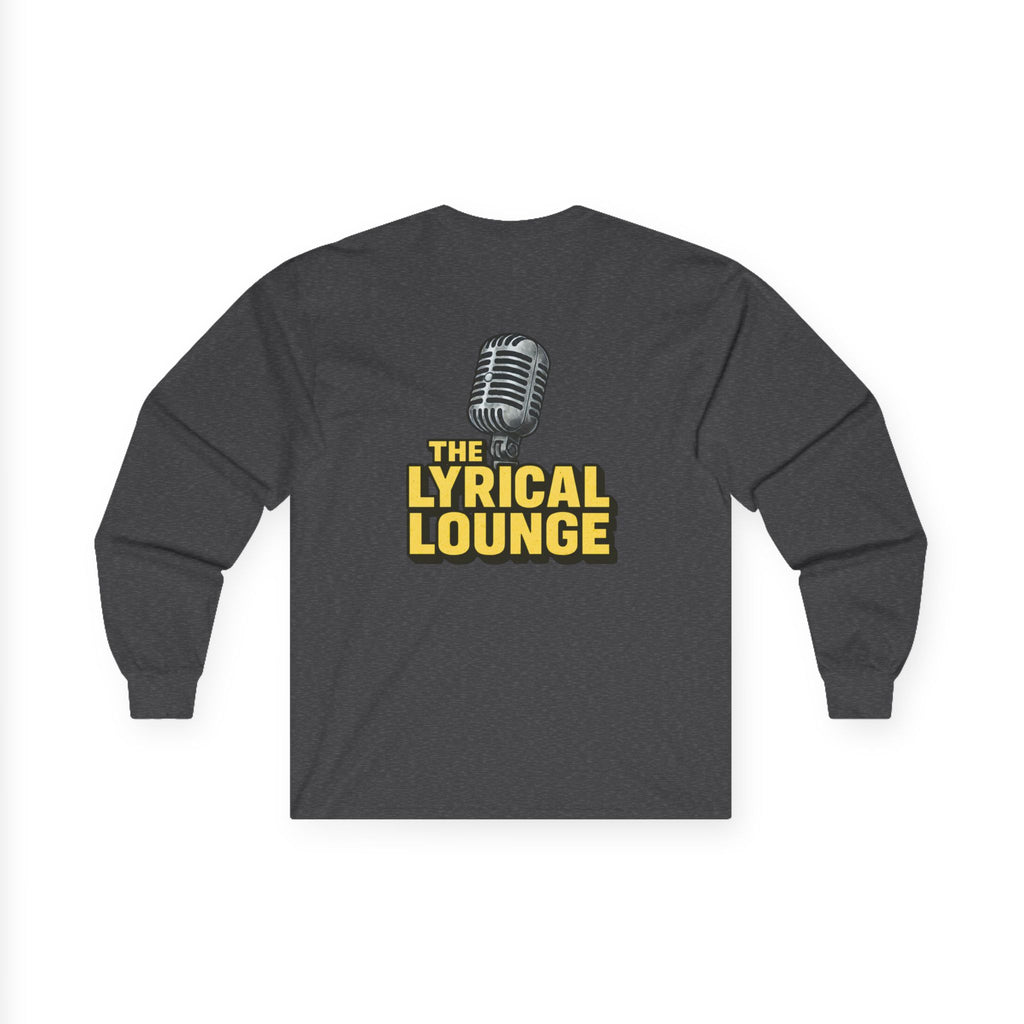 Long Sleeve Tee — 'The Lyrical Lounge' Microphone Logo