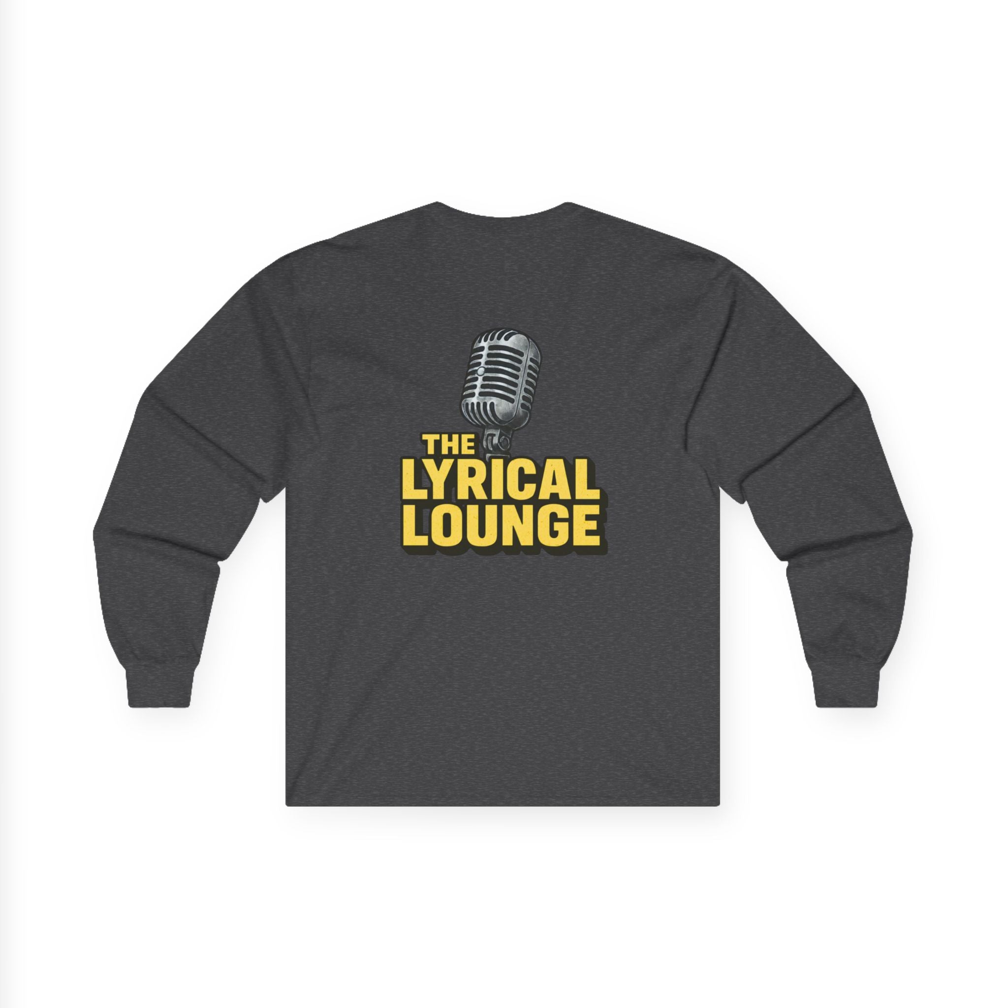 Long Sleeve Tee — 'The Lyrical Lounge' Microphone Logo