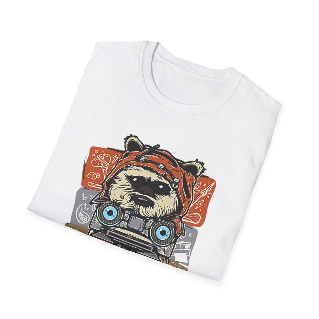 Retro Animal Stack T-Shirt — Vintage Owl, Fox & Raccoon Graphic Tee