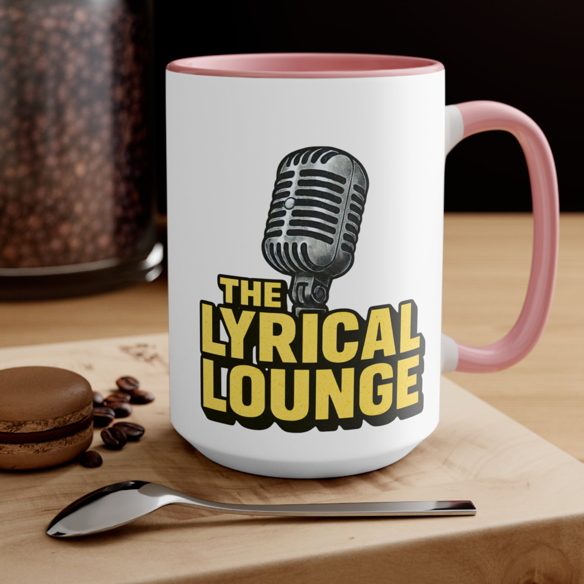 Lyrical Lounge Accent Mug — Cozy Music-Inspired Coffee Cup
