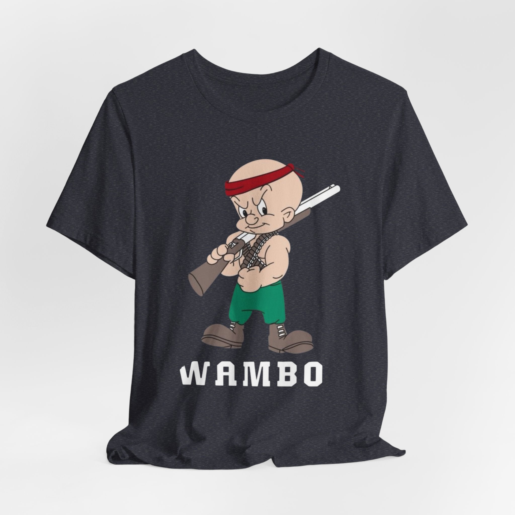 Wambo Funny Action Parody Tee | Cartoon Streetwear Graphic Shirt