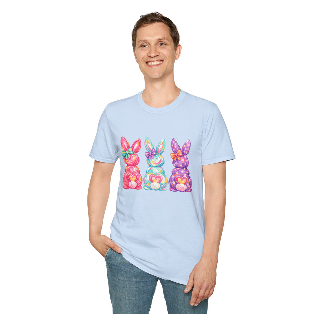 Easter Rainbow Bunny Trio T-Shirt