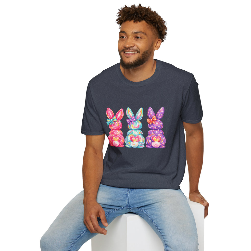 Easter Rainbow Bunny Trio T-Shirt