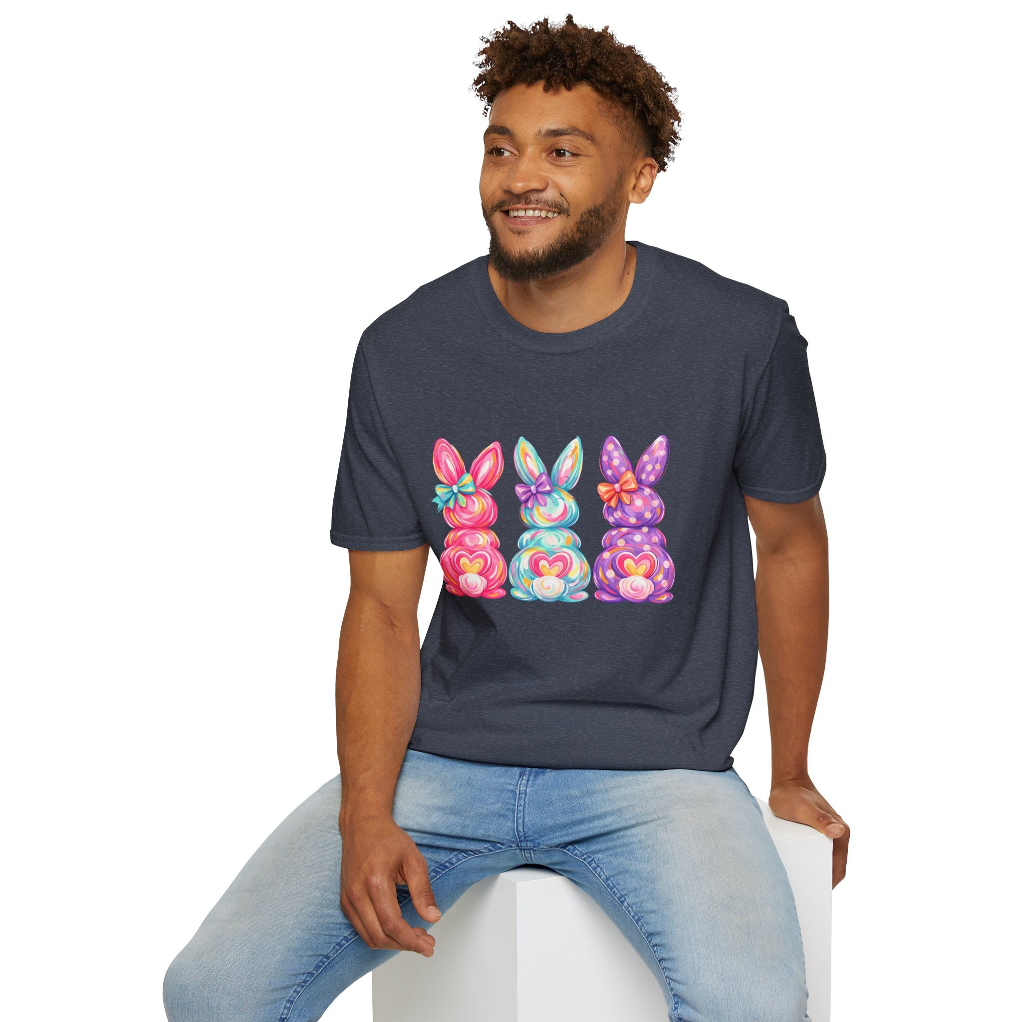 Easter Rainbow Bunny Trio T-Shirt