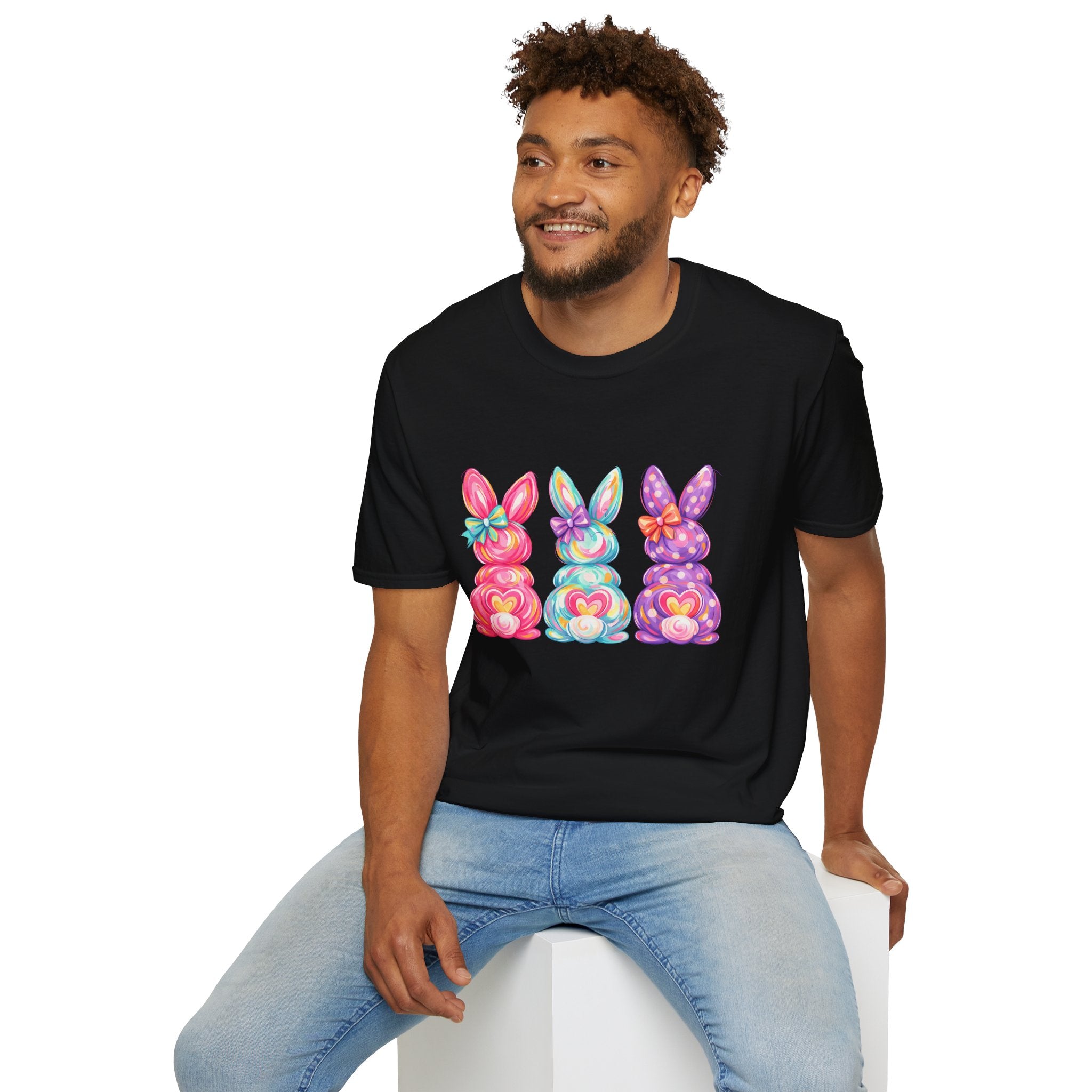 Easter Rainbow Bunny Trio T-Shirt
