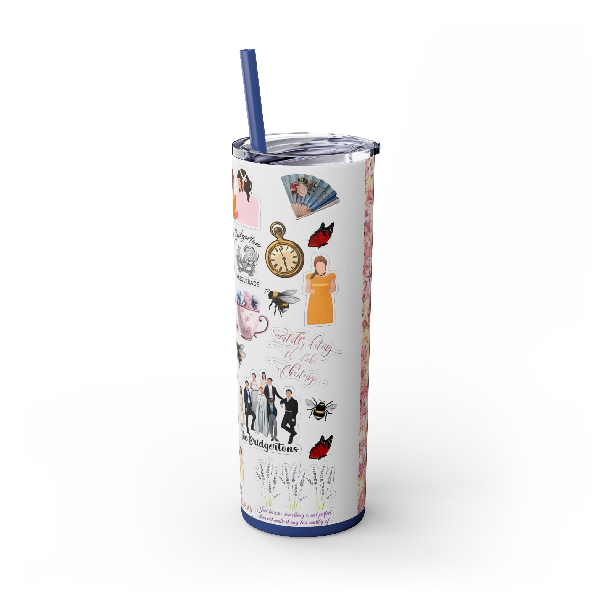 Bridgerton 20oz Skinny Tumbler with Straw