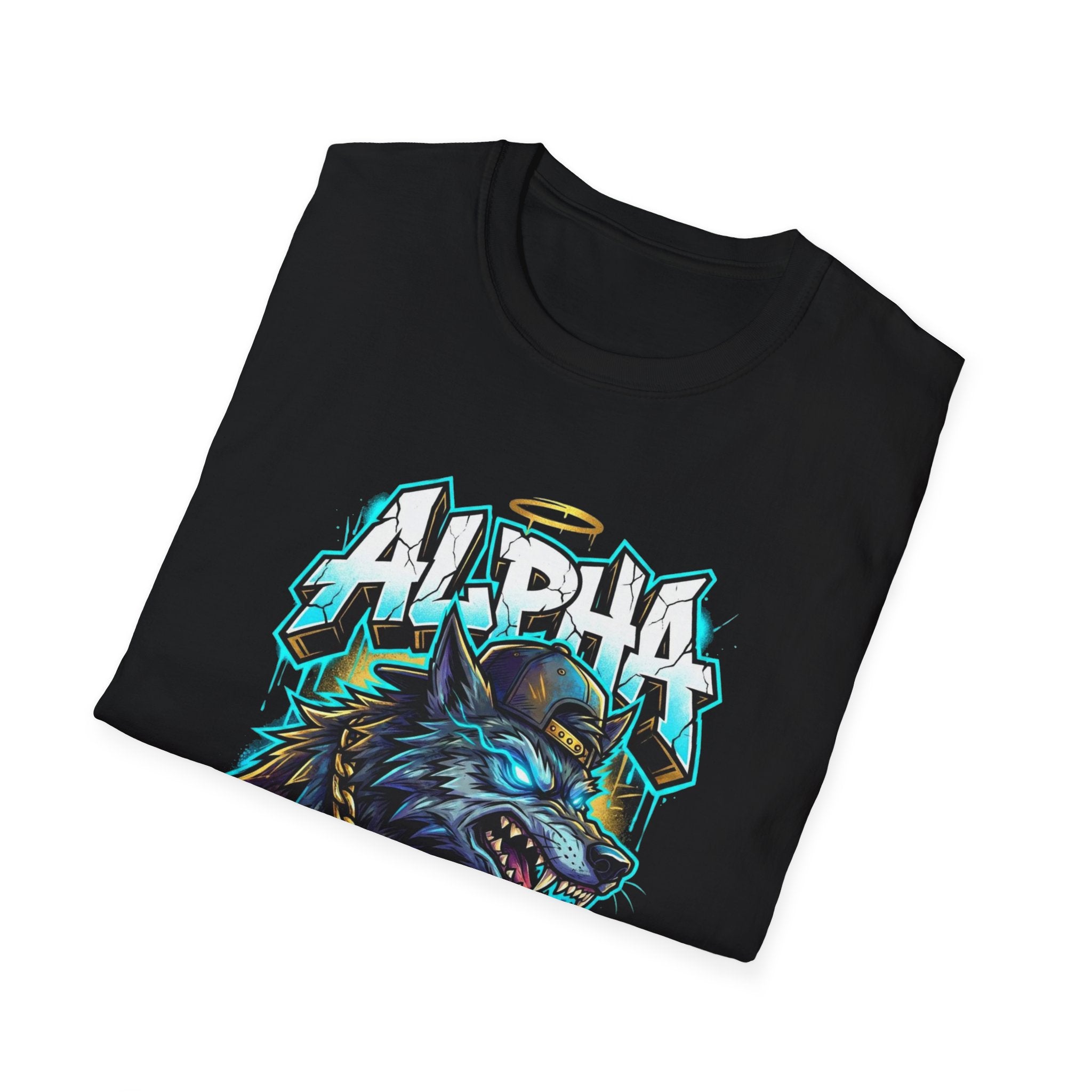 Alpha On The Streets Wolf Graphic T-Shirt — Urban Streetwear Tee