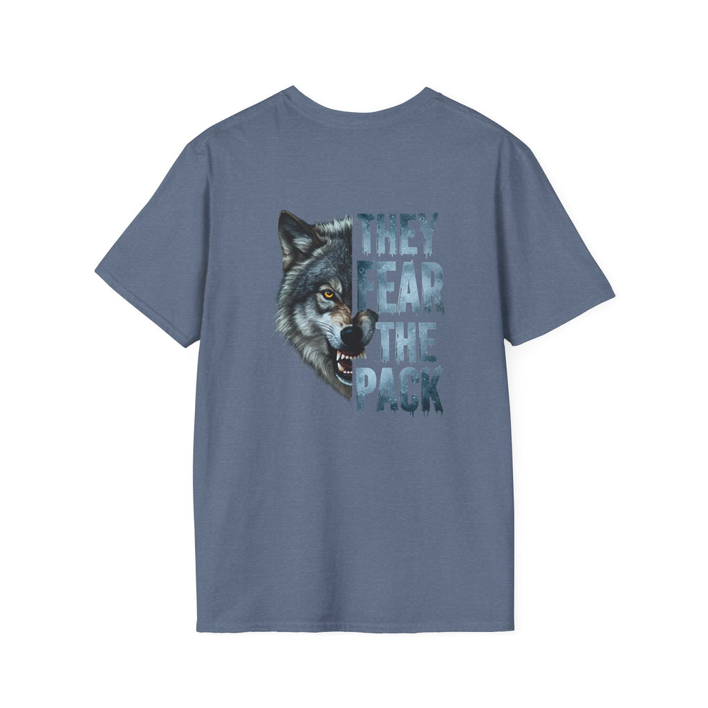 They Fear The Pack Wolf T-Shirt — Graphic Tribal Wolf Tee