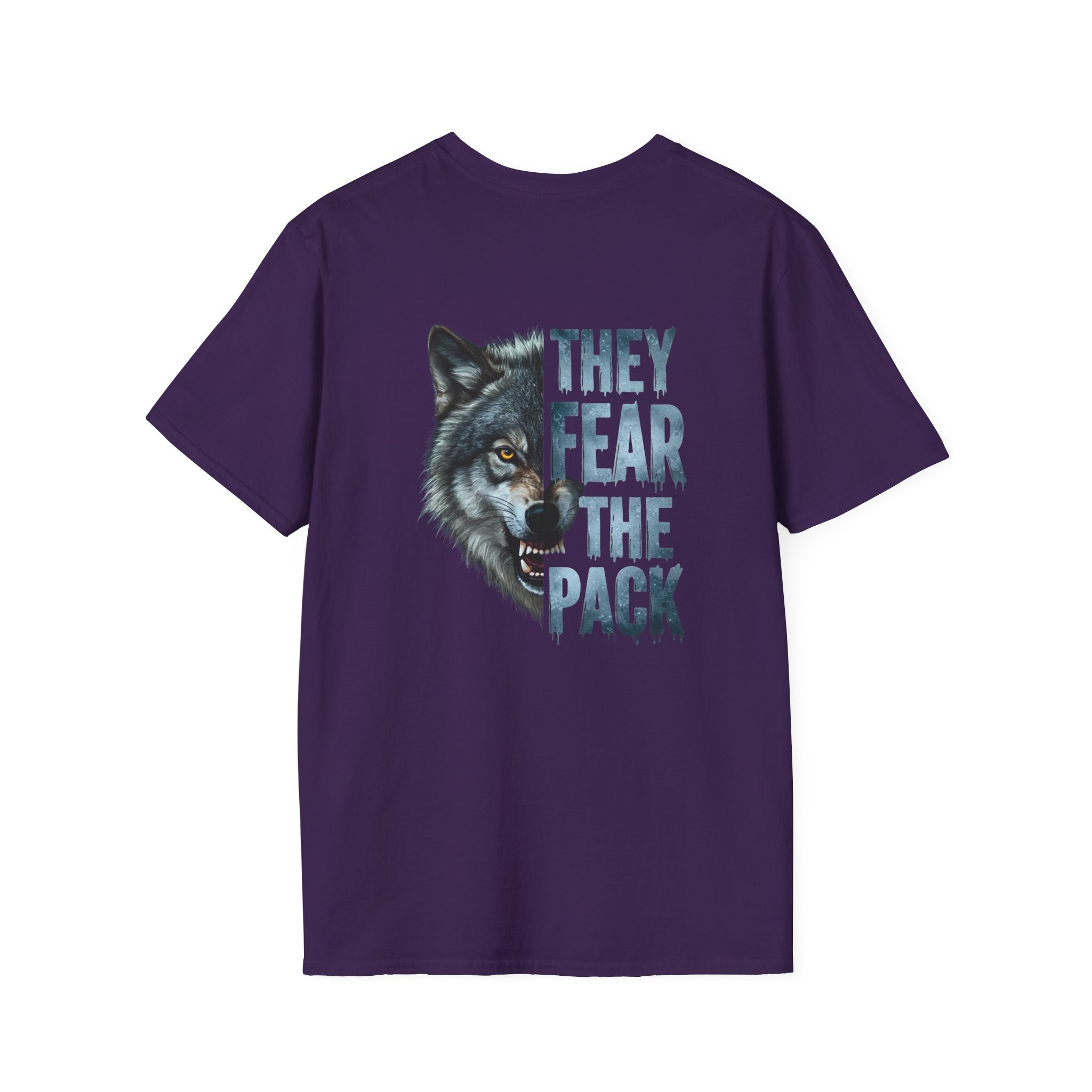 They Fear The Pack Wolf T-Shirt — Graphic Tribal Wolf Tee