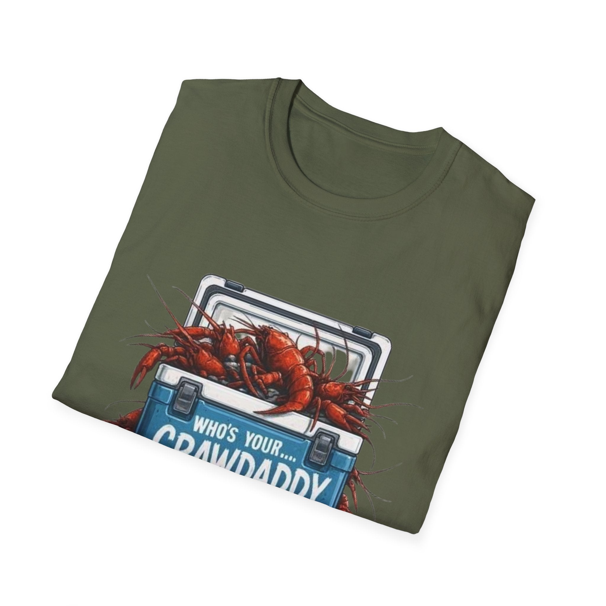 Crawdaddy T-Shirt — "Who's Your Crawdaddy" Crawfish Boil Tee