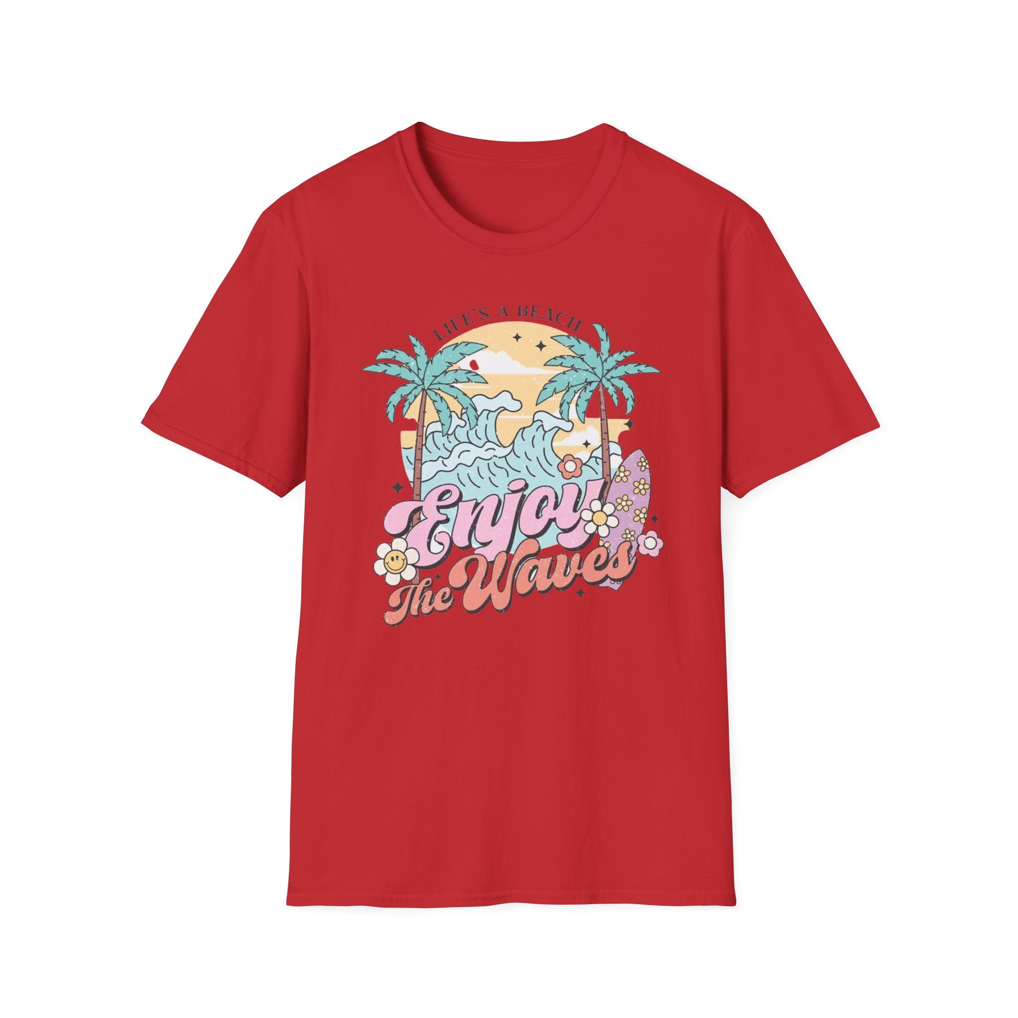 Enjoy the Waves T-Shirt — Summer Vibes Beach Graphic Tee