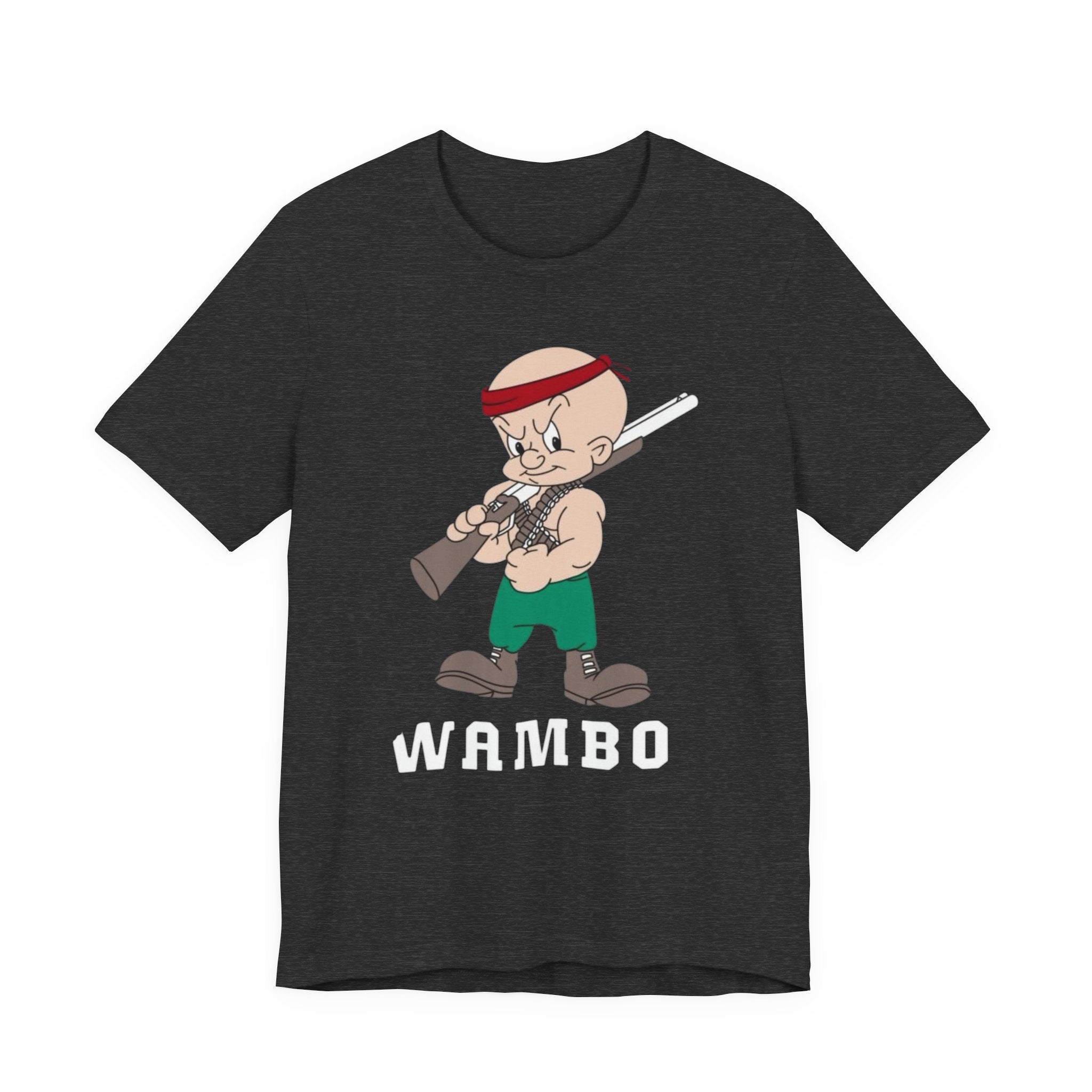 Wambo Funny Action Parody Tee | Cartoon Streetwear Graphic Shirt