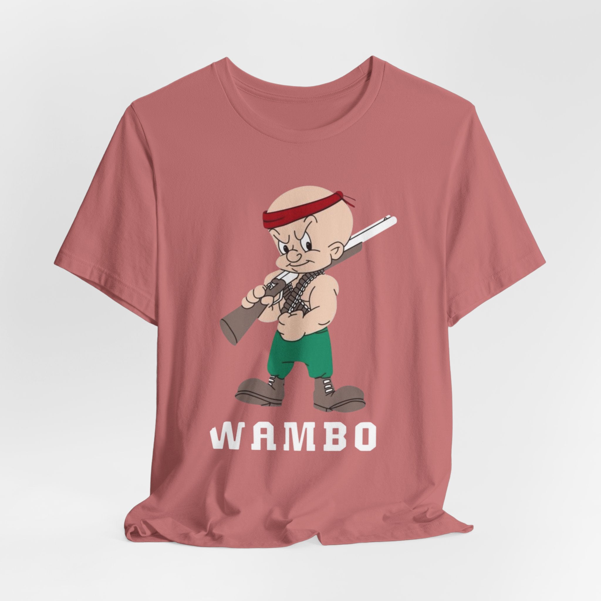 Wambo Funny Action Parody Tee | Cartoon Streetwear Graphic Shirt