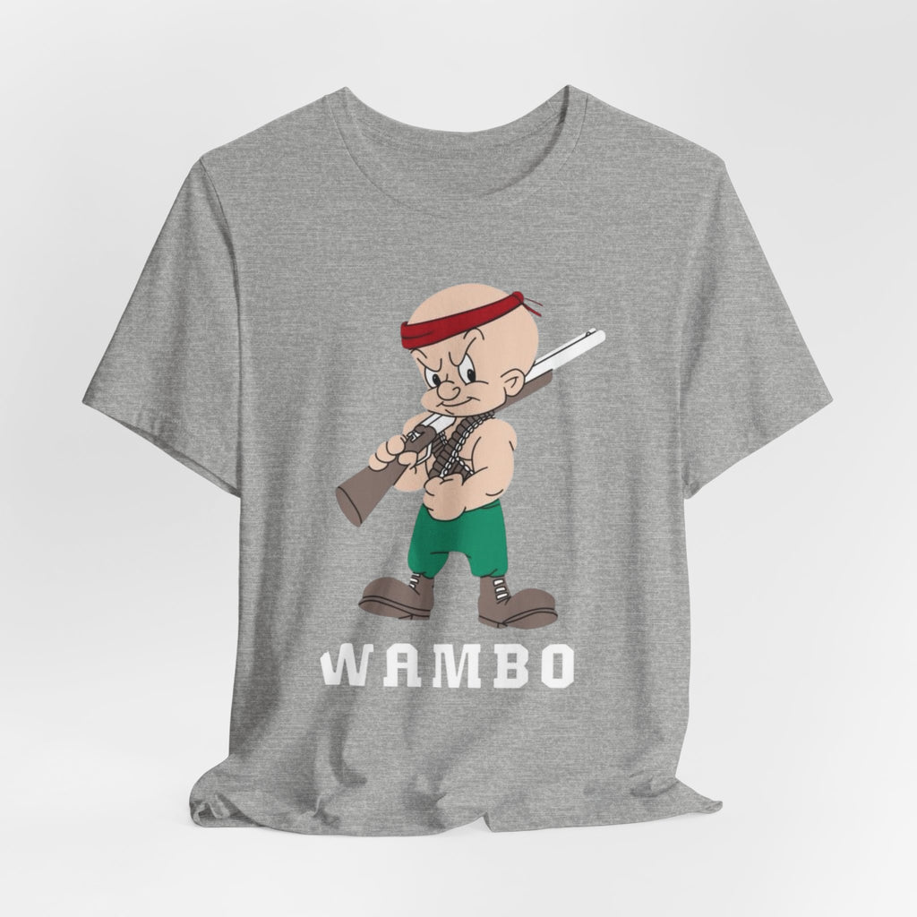 Wambo Funny Action Parody Tee | Cartoon Streetwear Graphic Shirt