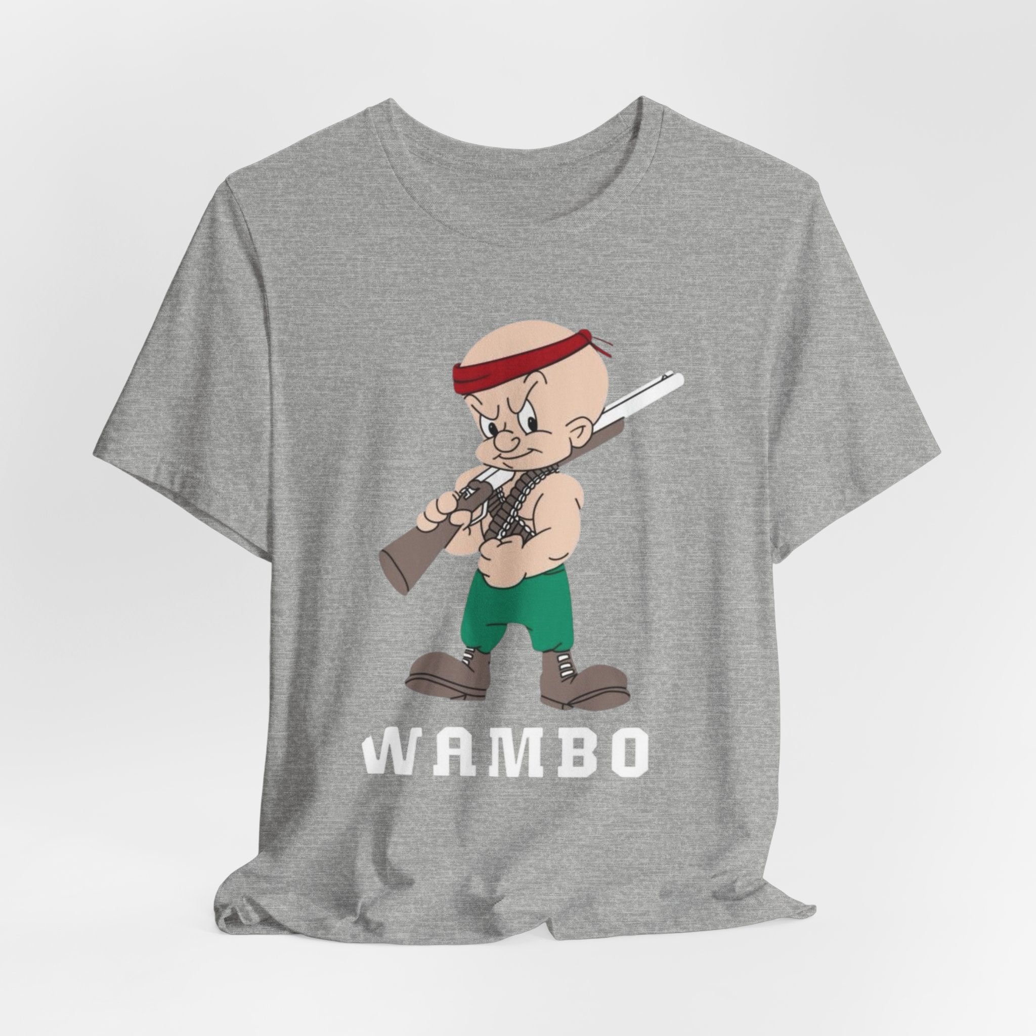 Wambo Funny Action Parody Tee | Cartoon Streetwear Graphic Shirt