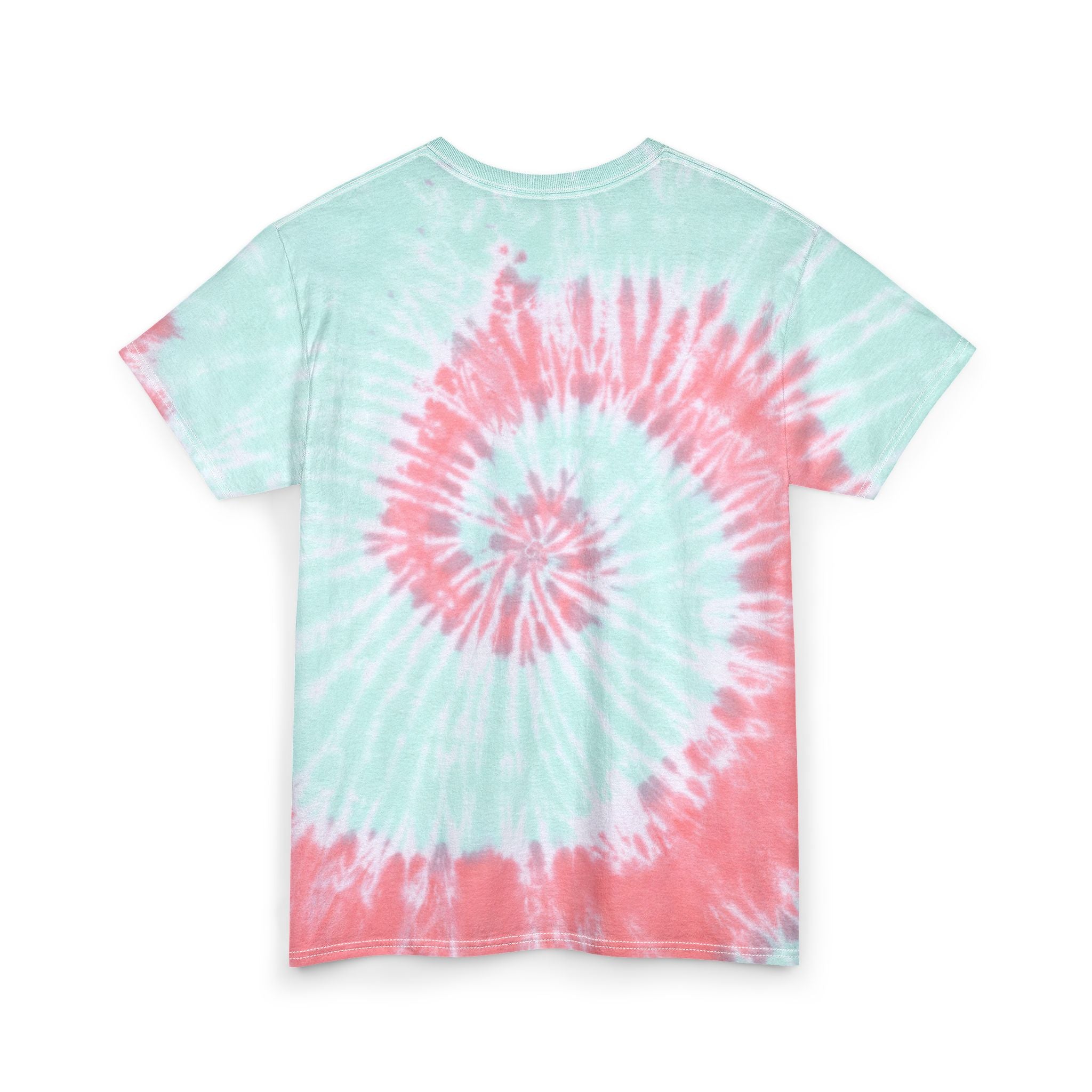 Busy Doing Nothing Tie-Dye Tee — Blue Casual Graphic T-Shirt