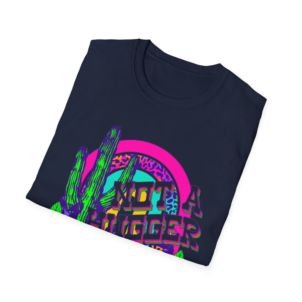 Not A Hugger Cactus T-Shirt — Retro Floral Desert Graphic Tee