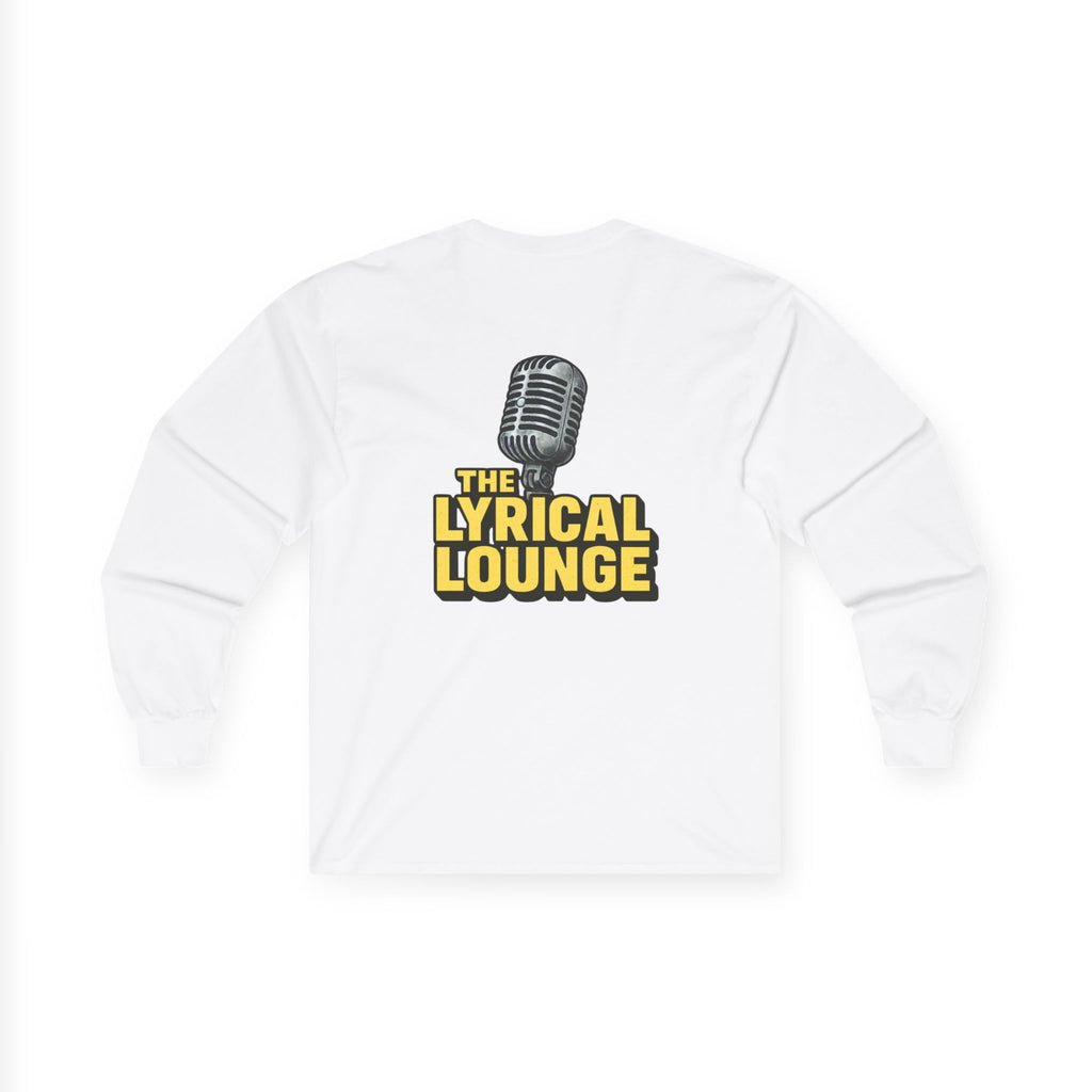 Long Sleeve Tee — 'The Lyrical Lounge' Microphone Logo