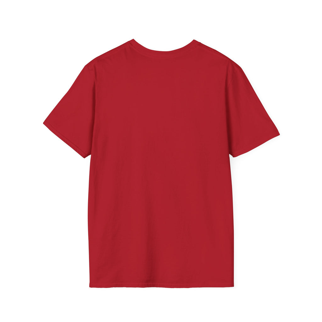 Wolf Suit T-Shirt — Wolf in Suit Graphic Tee (Bold Red Splash)