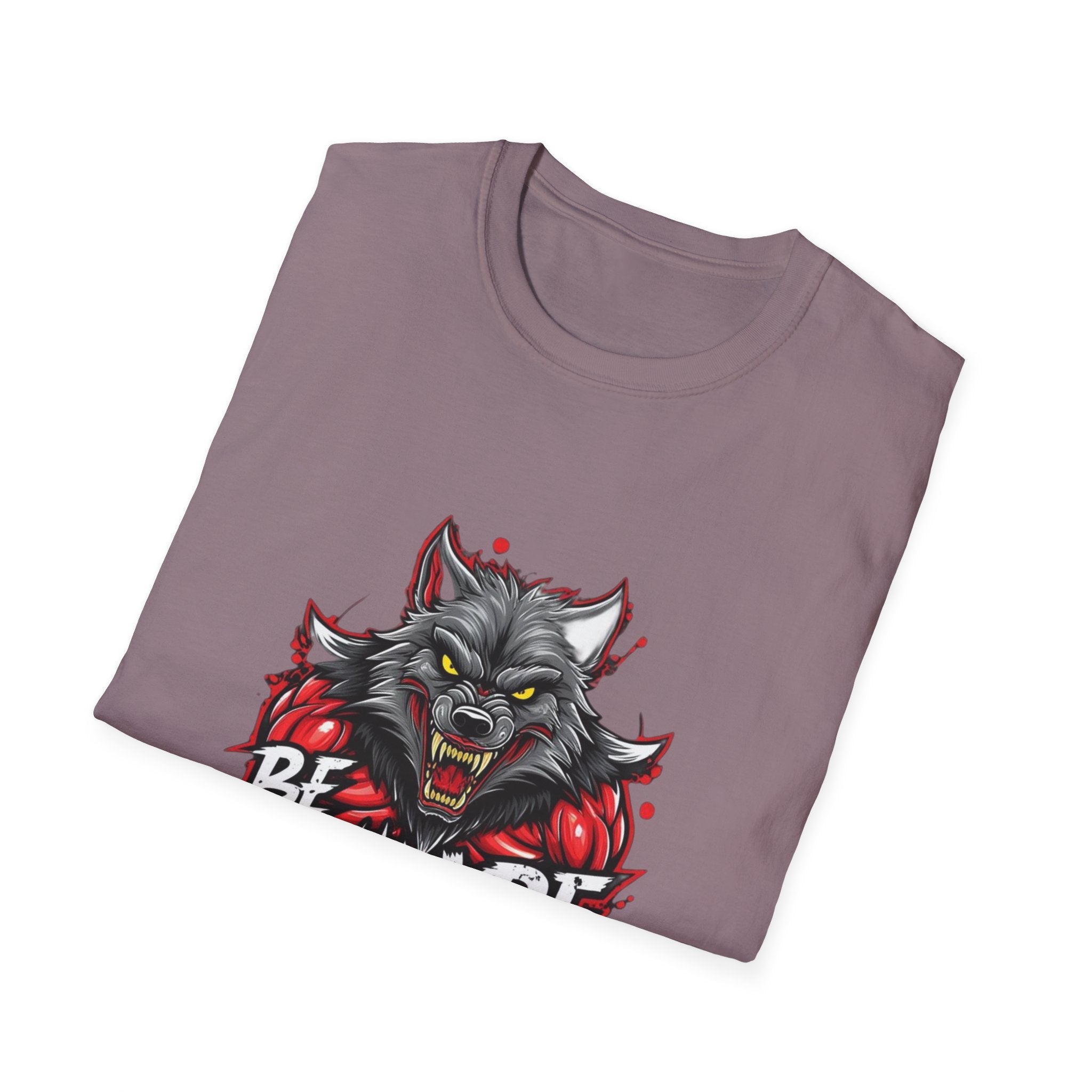 Be Aware Werewolf Graphic T-Shirt — Horror Wolf Design