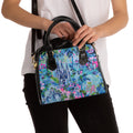 Tropical Castle Shoulder Handbag — Floral Palm Resort Print