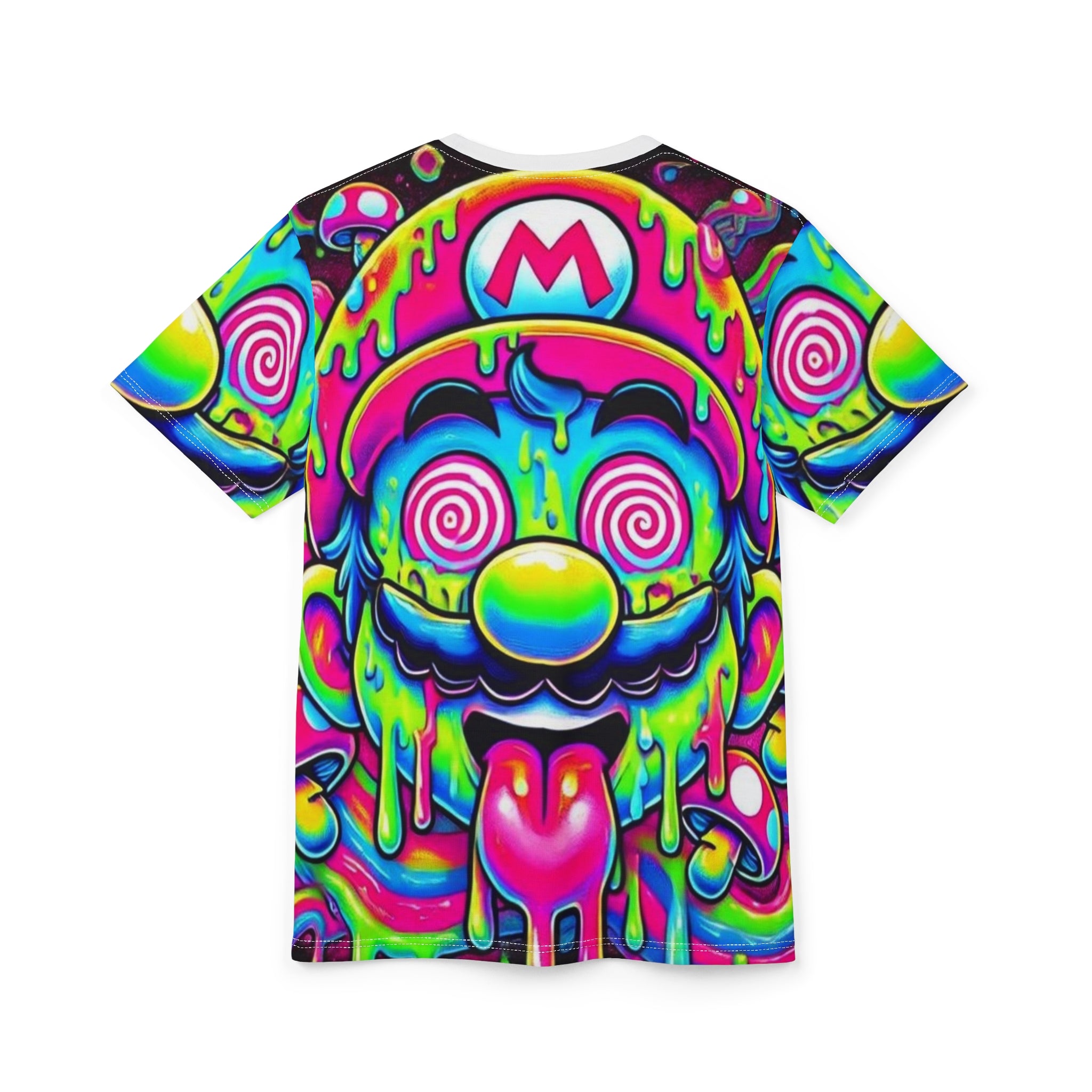 Psychedelic Drip Mario All-Over Print Tee