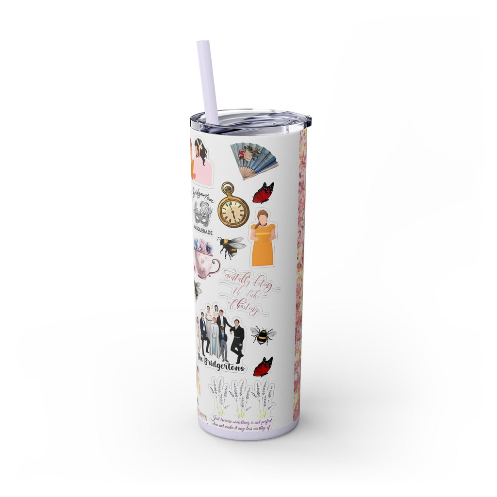 Bridgerton 20oz Skinny Tumbler with Straw
