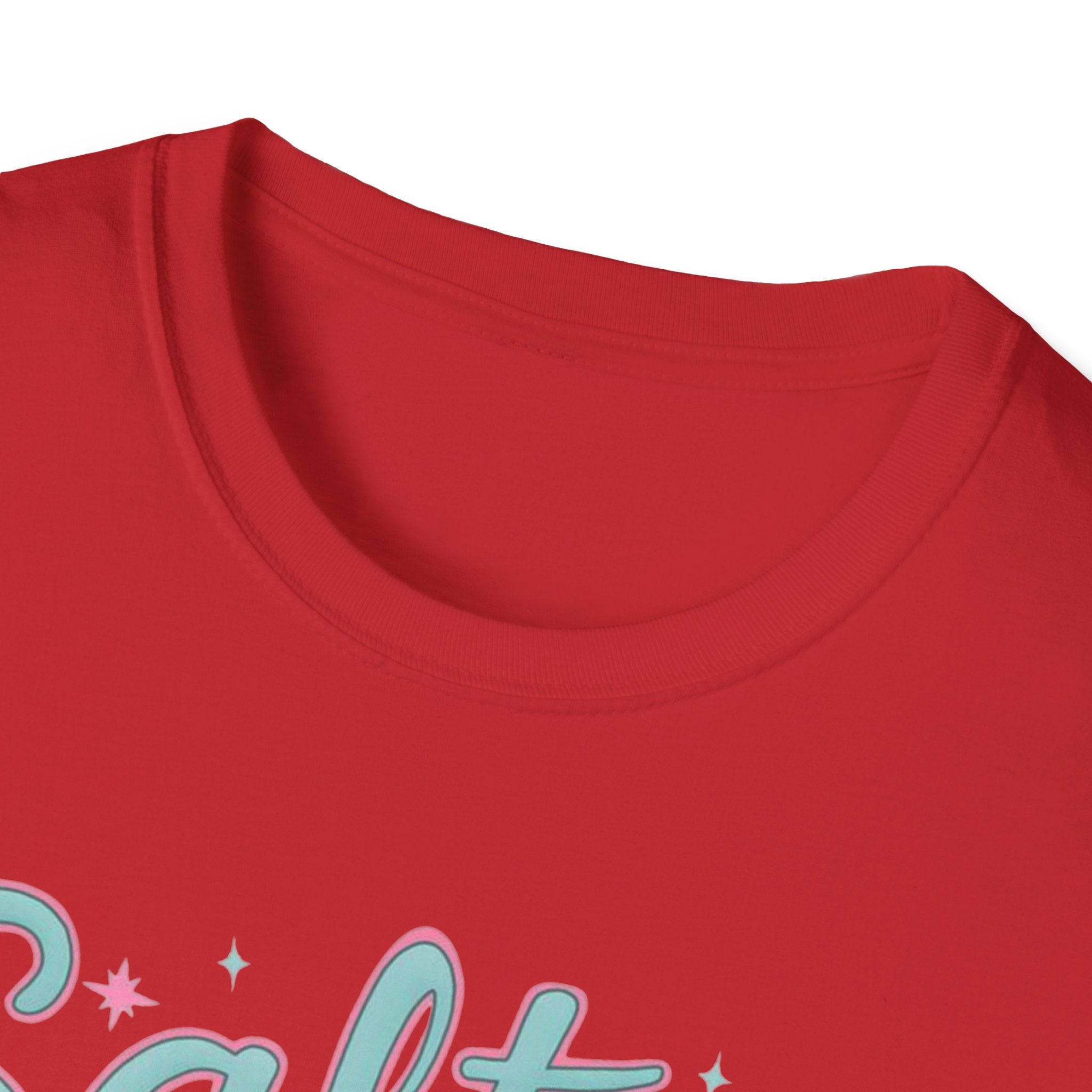 Salty Soul T-Shirt — Pink Seashell Beach Tee