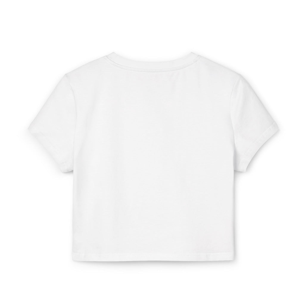 Colorful Wolf Women's Baby Tee — Vibrant Neon Wolf Graphic Crop Shirt