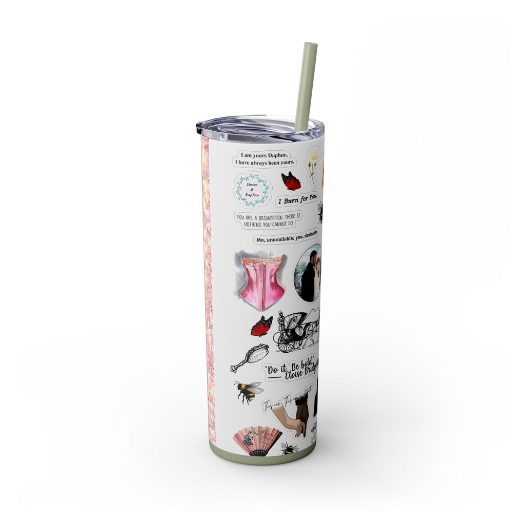 Bridgerton 20oz Skinny Tumbler with Straw