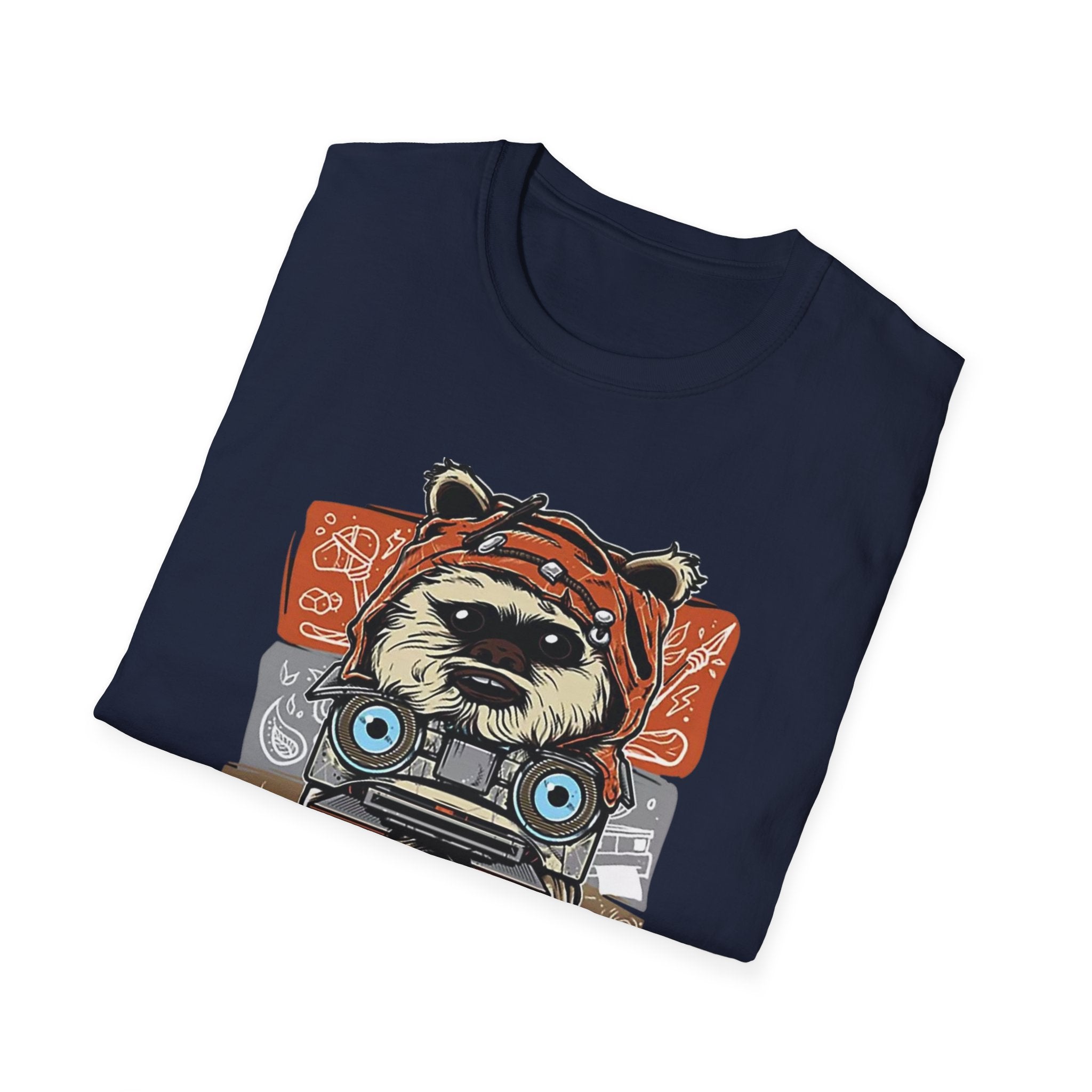 Retro Animal Stack T-Shirt — Vintage Owl, Fox & Raccoon Graphic Tee