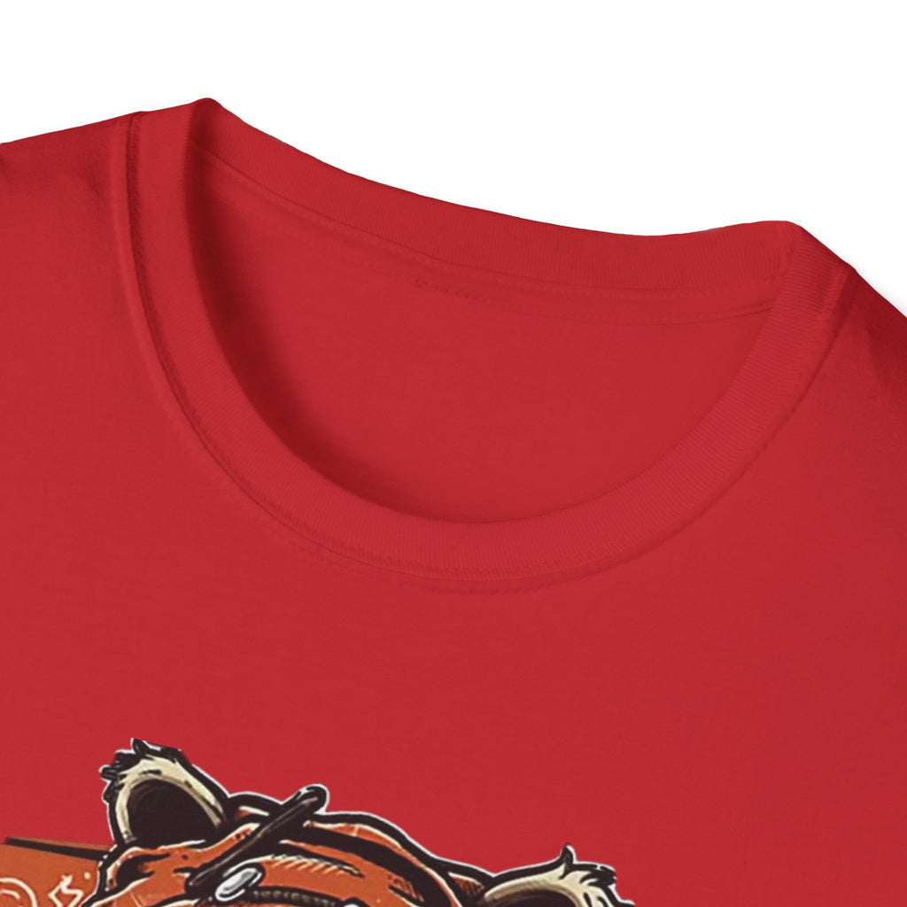 Retro Animal Stack T-Shirt — Vintage Owl, Fox & Raccoon Graphic Tee