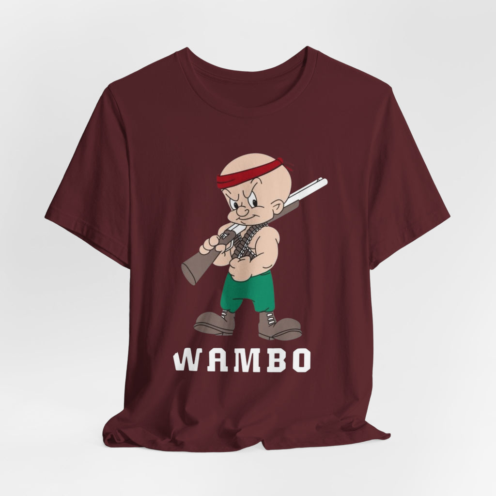 Wambo Funny Action Parody Tee | Cartoon Streetwear Graphic Shirt