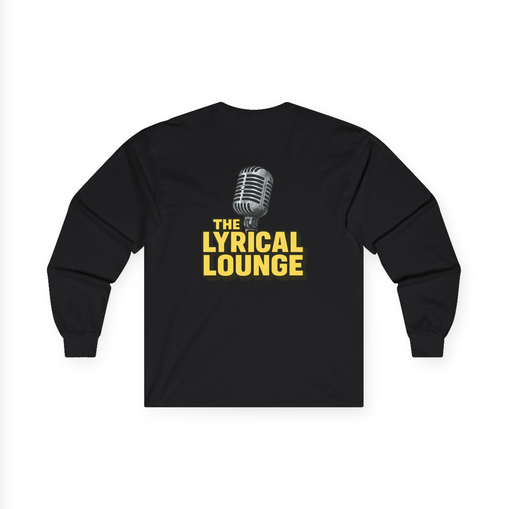 Long Sleeve Tee — 'The Lyrical Lounge' Microphone Logo