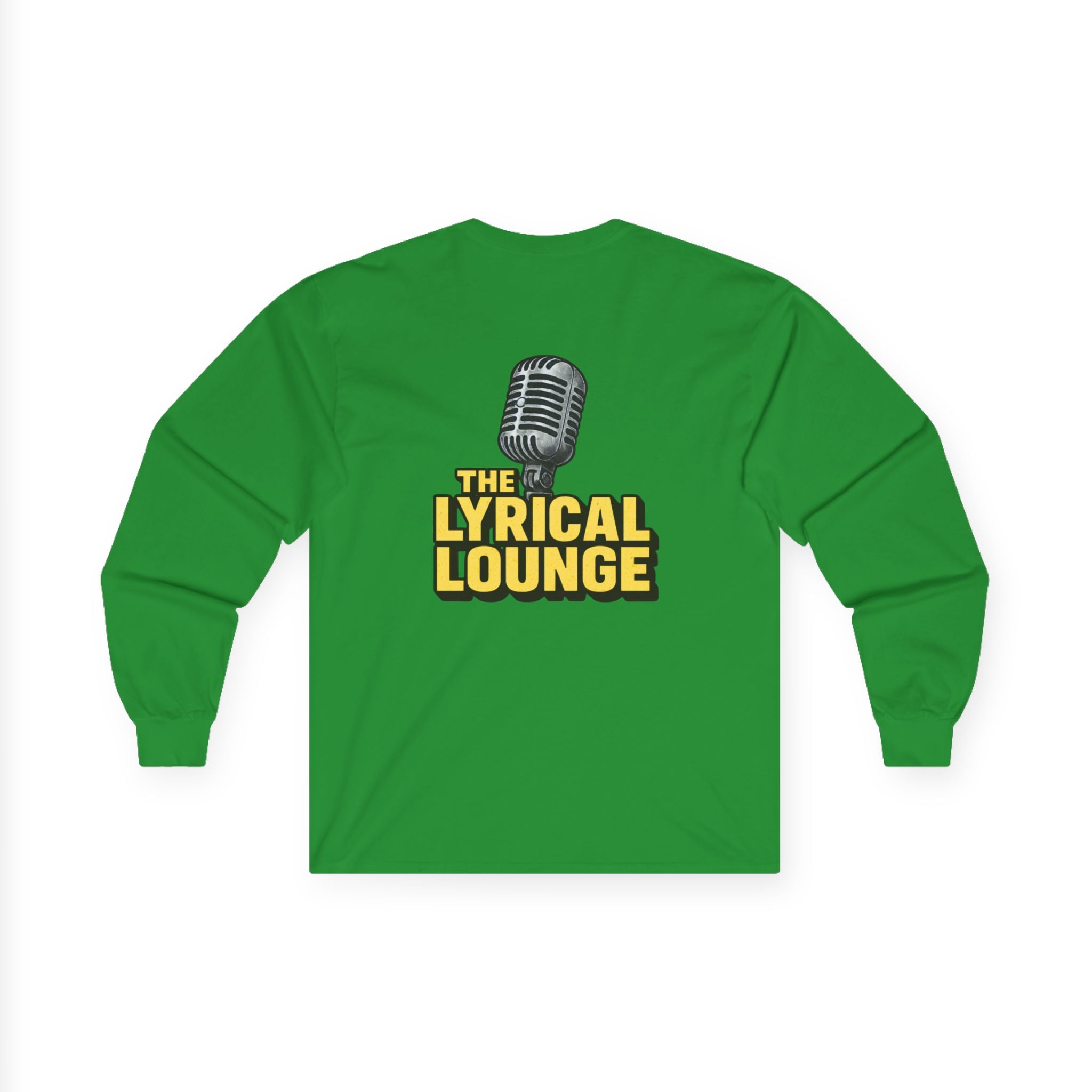 Long Sleeve Tee — 'The Lyrical Lounge' Microphone Logo