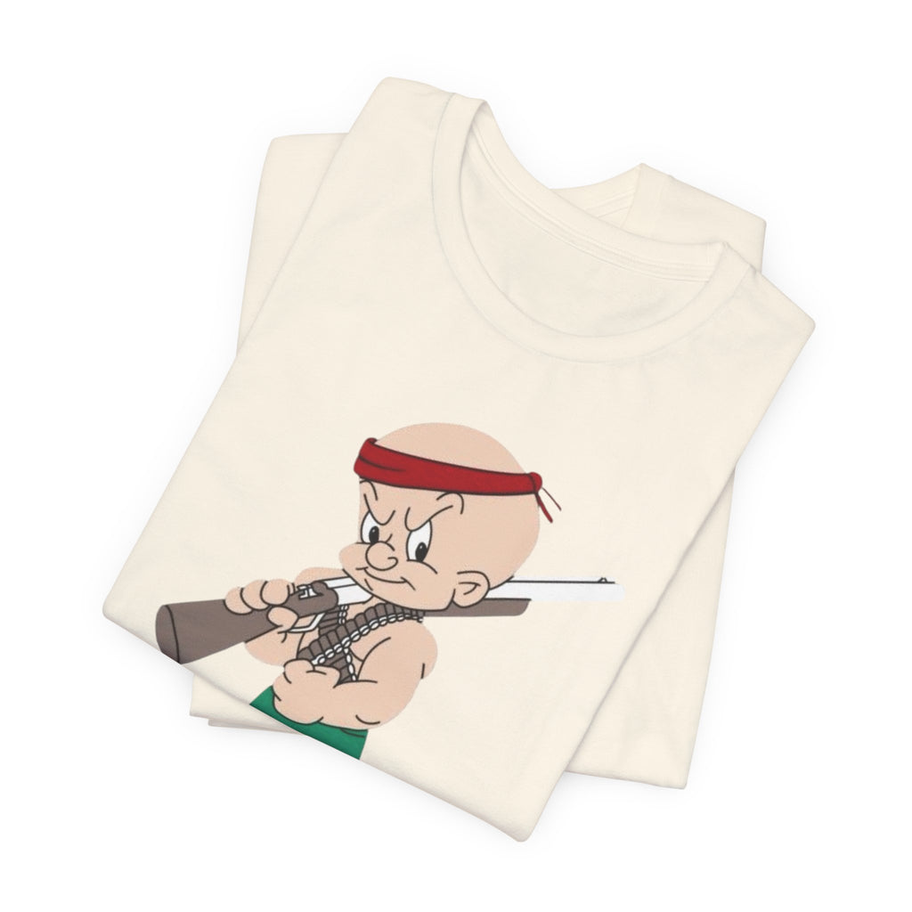 Wambo Funny Action Parody Tee | Cartoon Streetwear Graphic Shirt